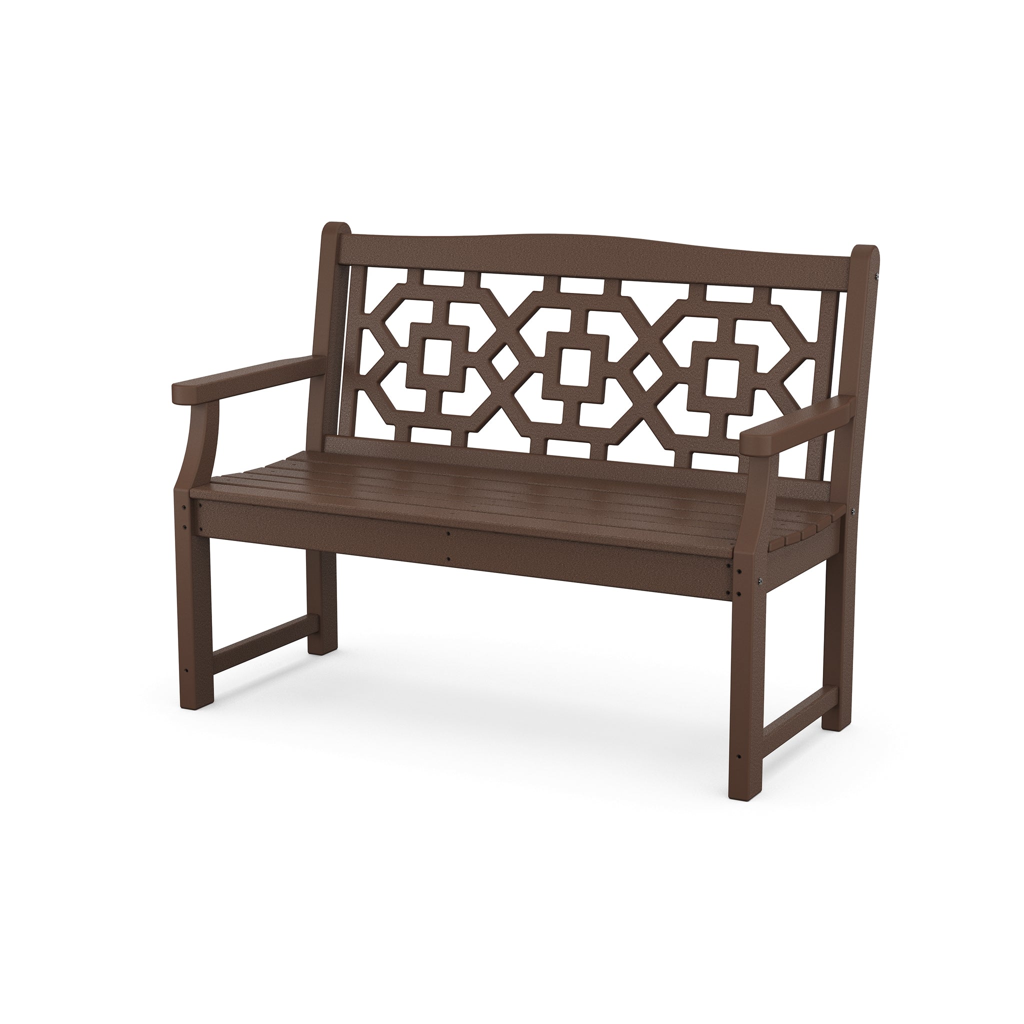 POLYWOOD Chinoiserie 48" Garden Bench 4