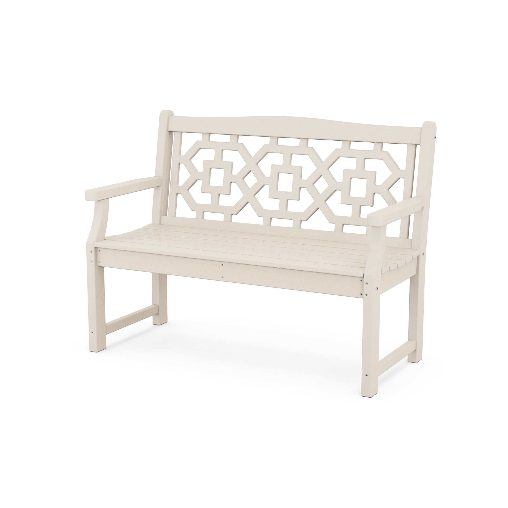 POLYWOOD Chinoiserie 48" Garden Bench 7