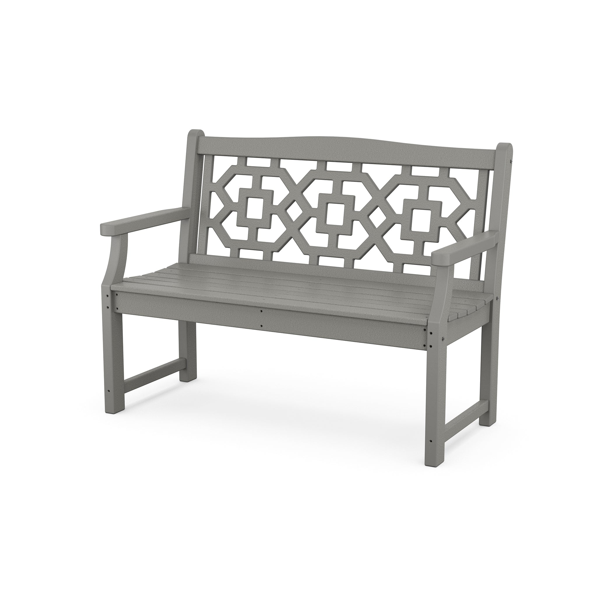 POLYWOOD Chinoiserie 48" Garden Bench 2