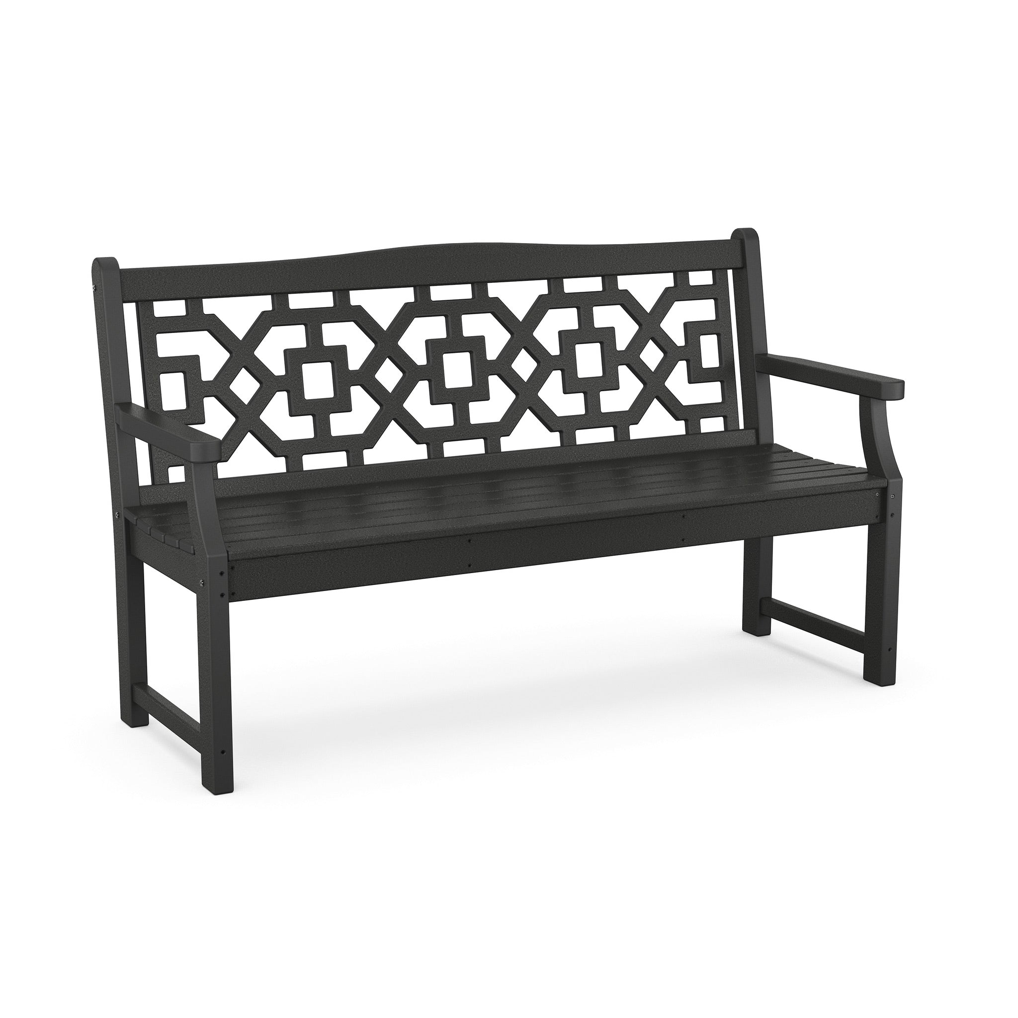POLYWOOD Chinoiserie 60" Garden Bench 1