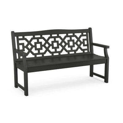 Chinoiserie 60" Garden Bench