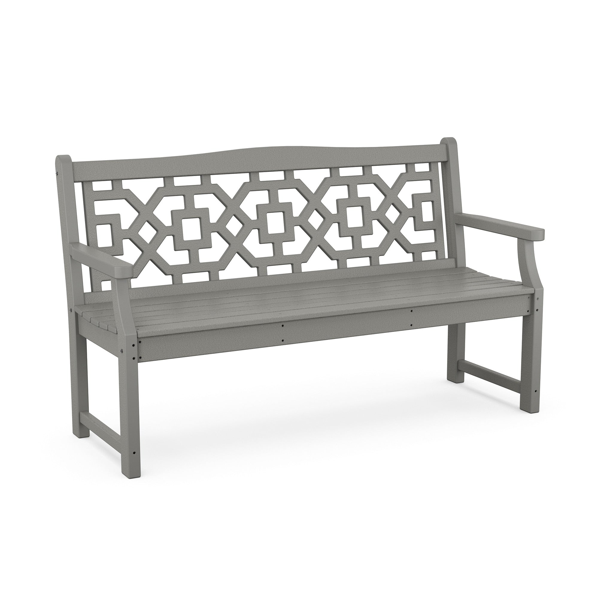 POLYWOOD Chinoiserie 60" Garden Bench 2