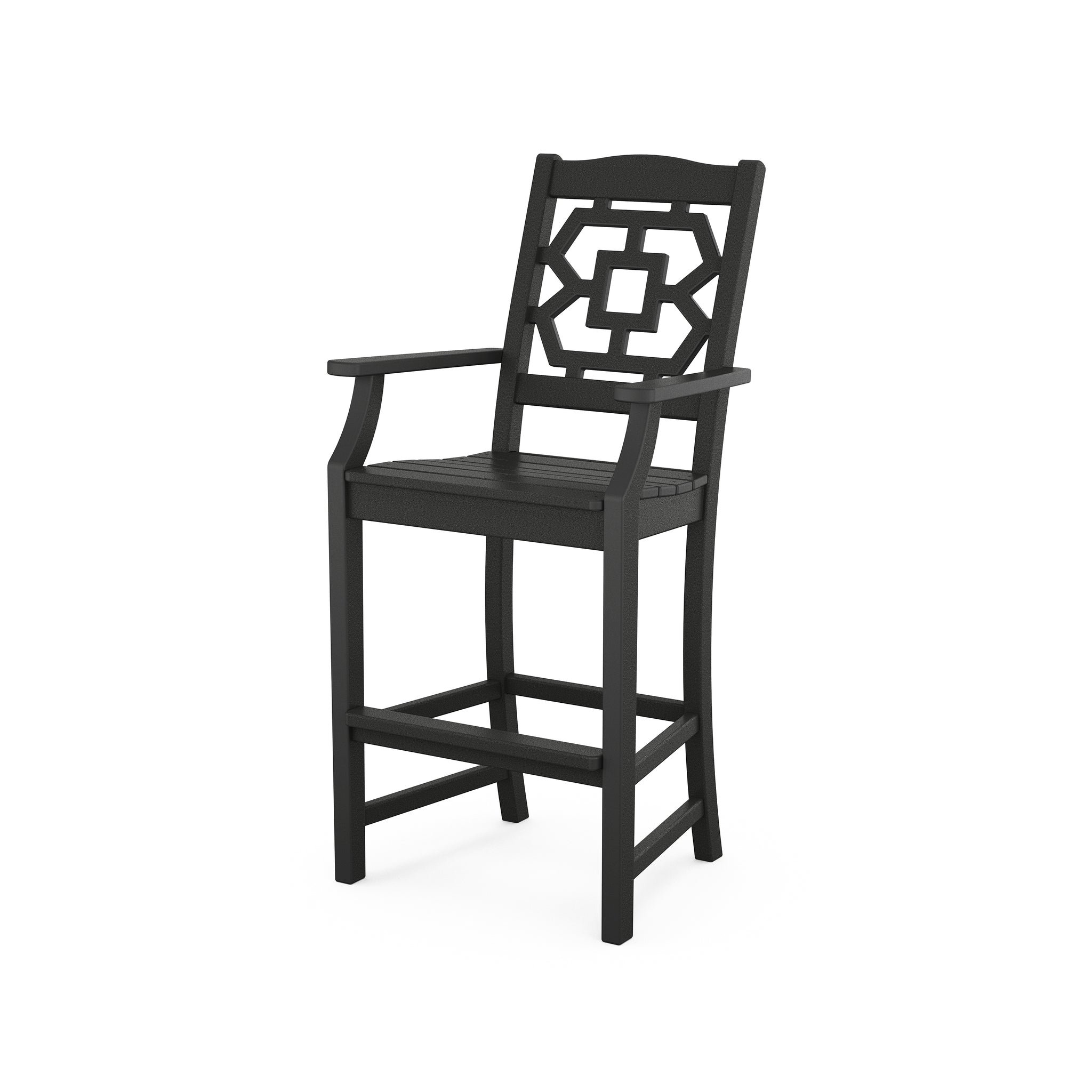 POLYWOOD Chinoiserie Bar Arm Chair 1