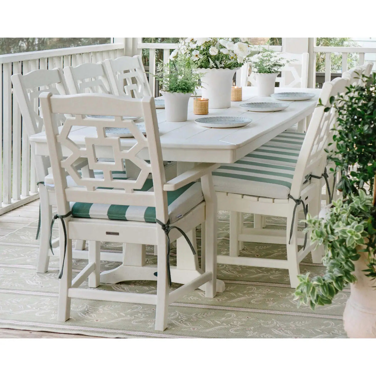 Chinoiserie Dining Arm Chair 16
