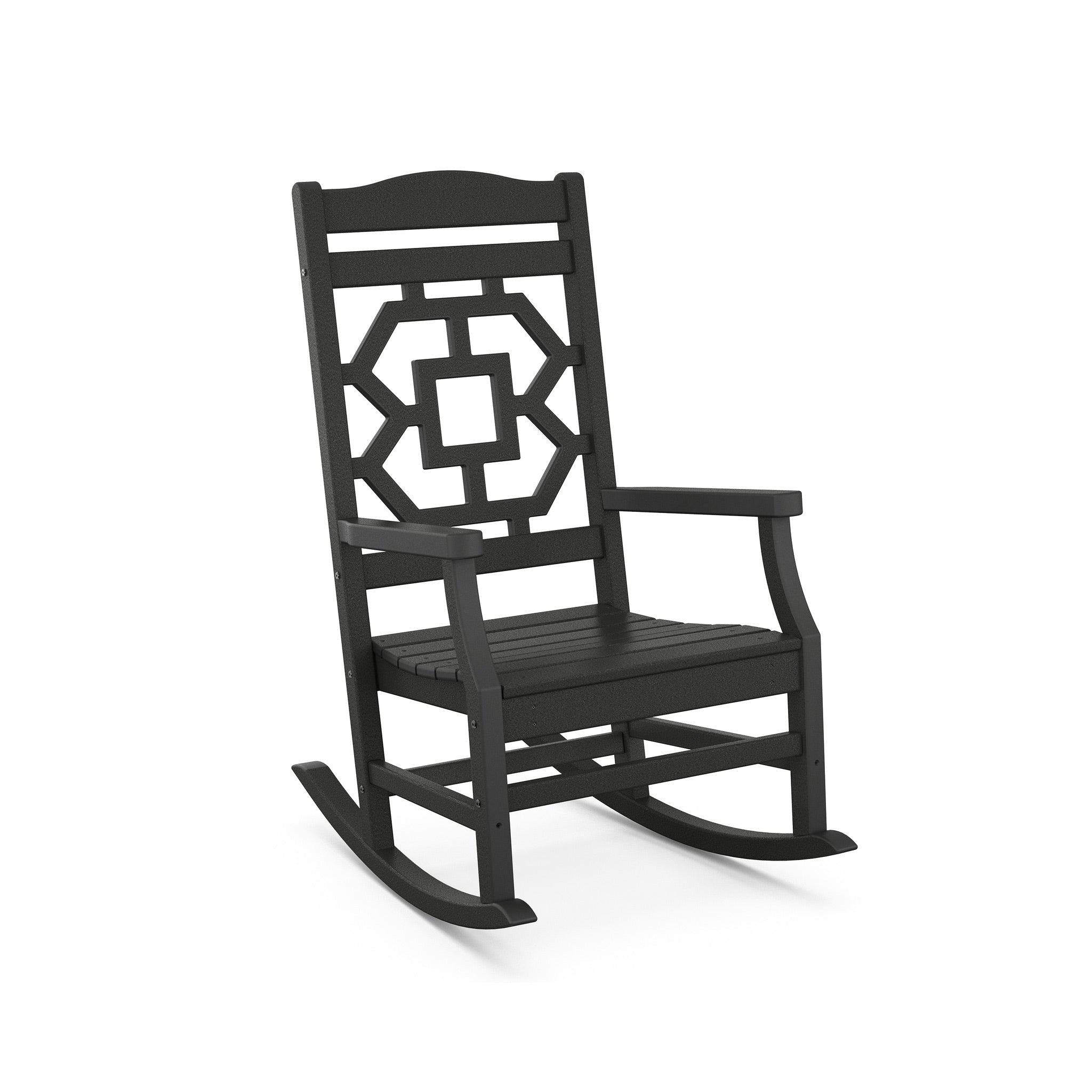 POLYWOOD Chinoiserie Rocking Chair 1