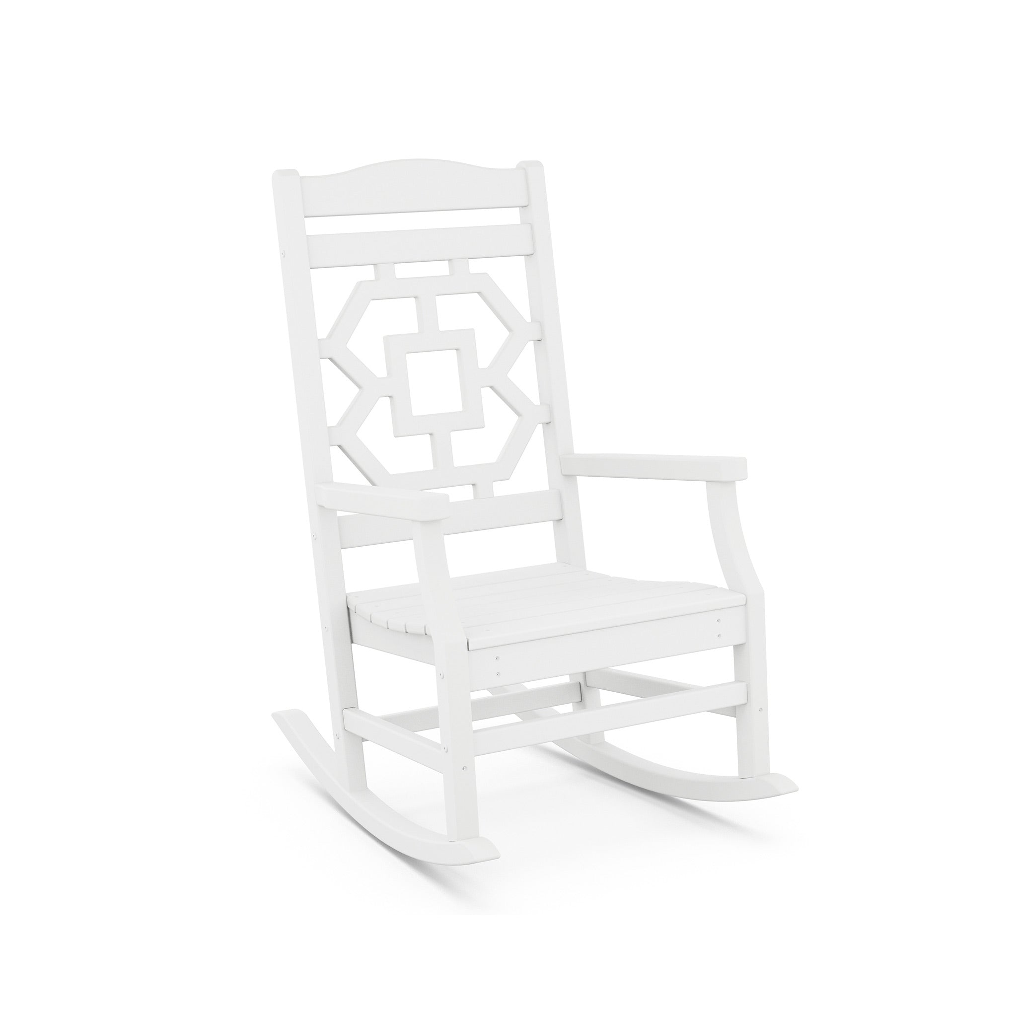 POLYWOOD Chinoiserie Rocking Chair 6