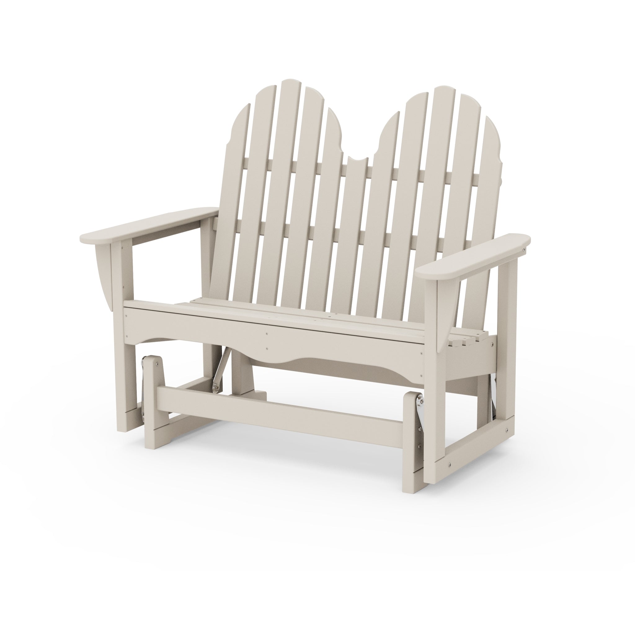 POLYWOOD Classic Adirondack 48" Glider Loveseat 7