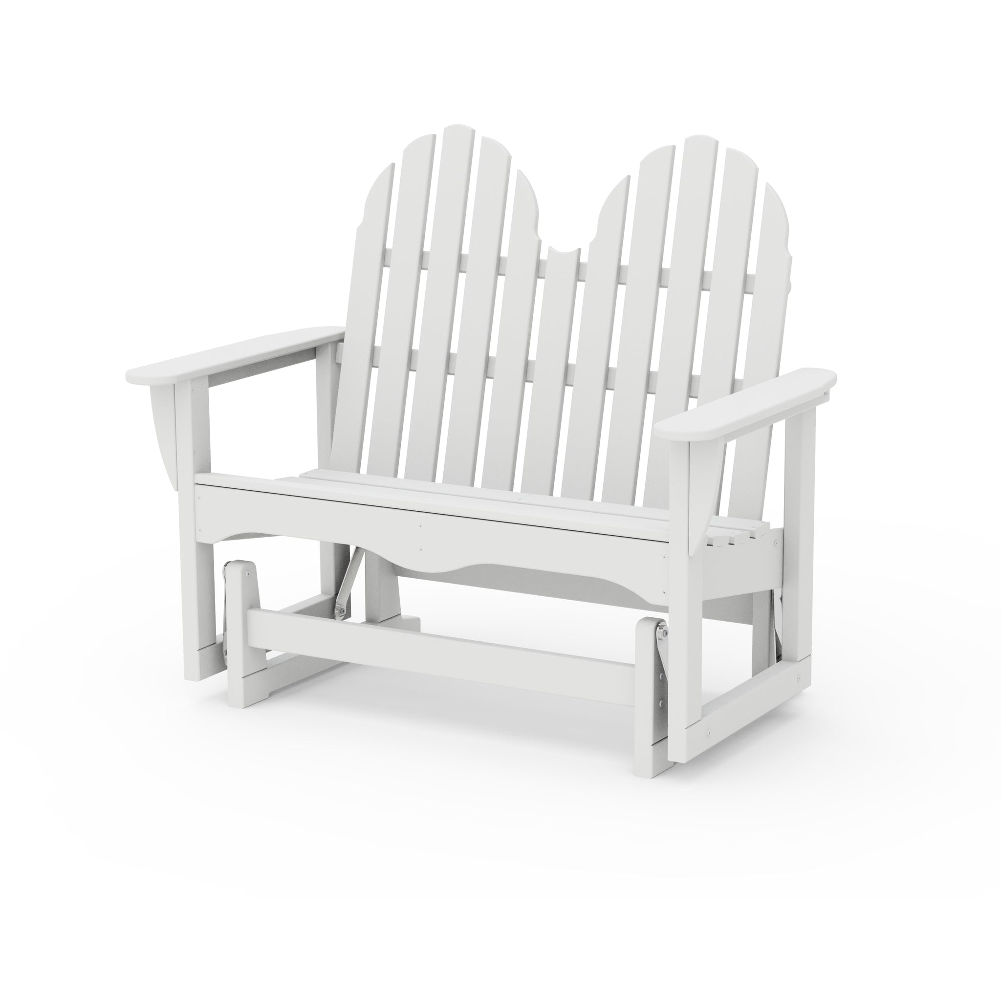 POLYWOOD Classic Adirondack 48" Glider Loveseat 6