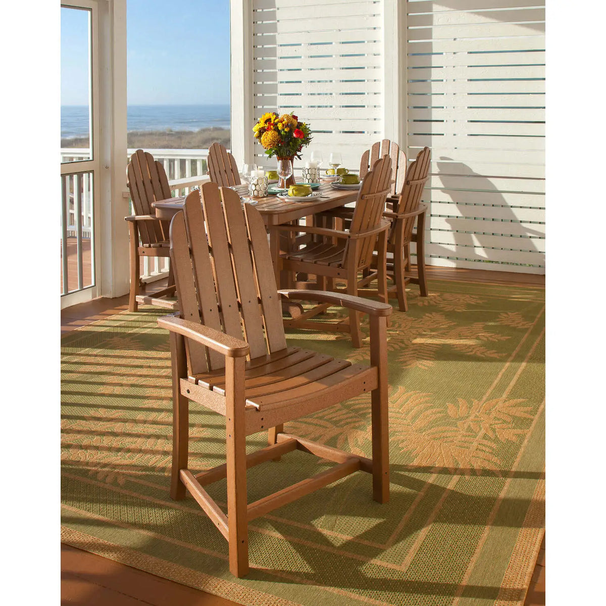 Classic Adirondack Dining Chair 18