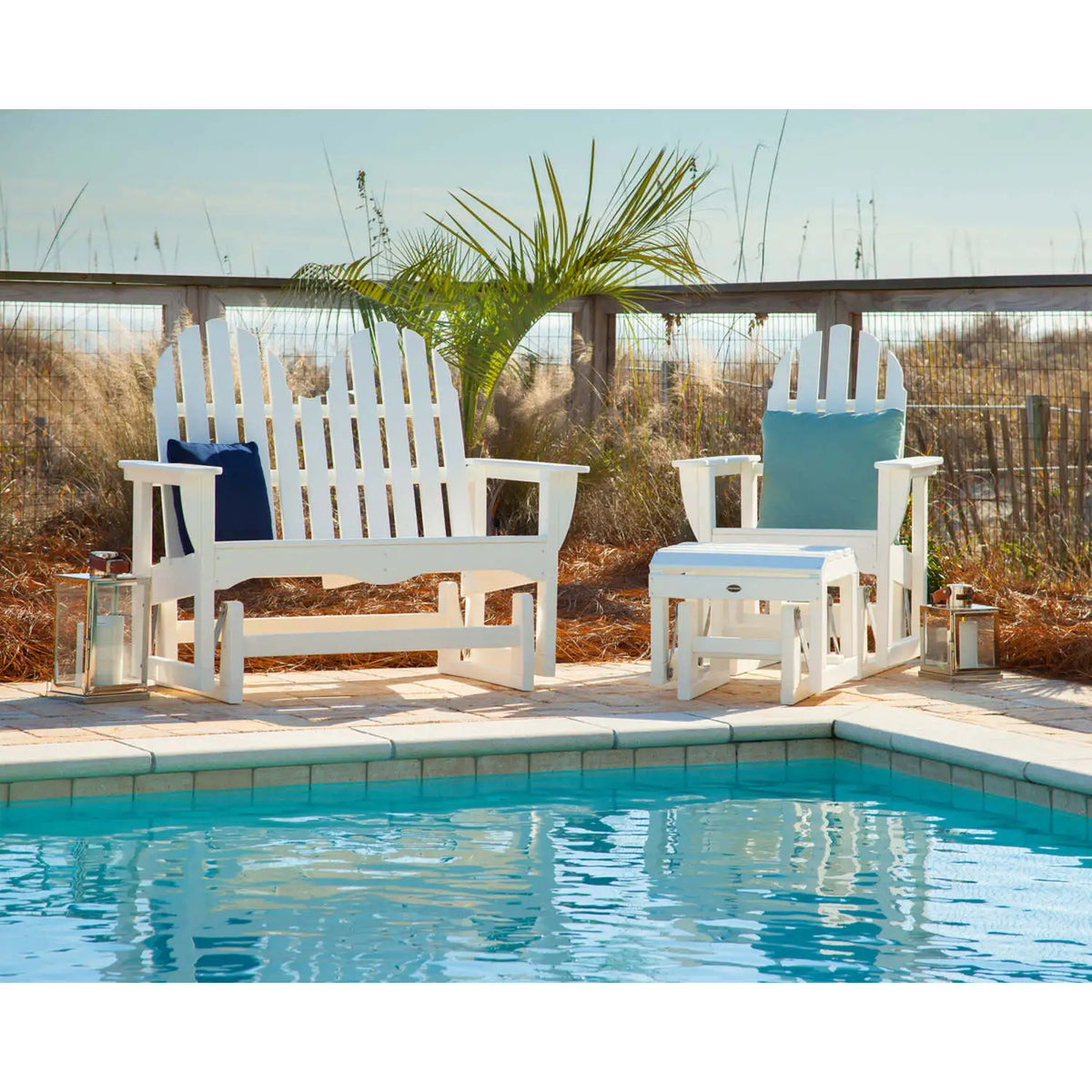 Classic Adirondack Glider Chair 10