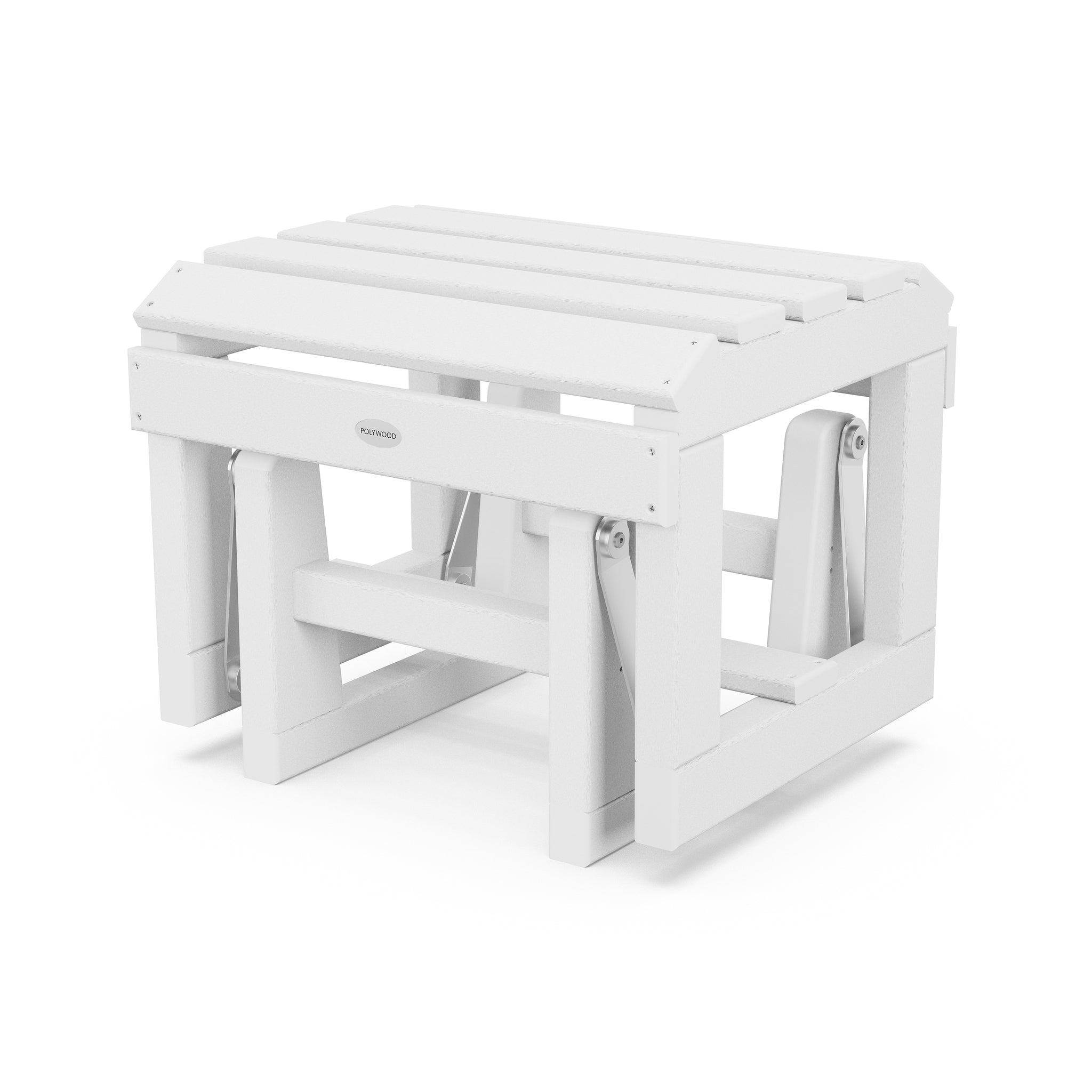 POLYWOOD Classic Adirondack Glider Ottoman 6