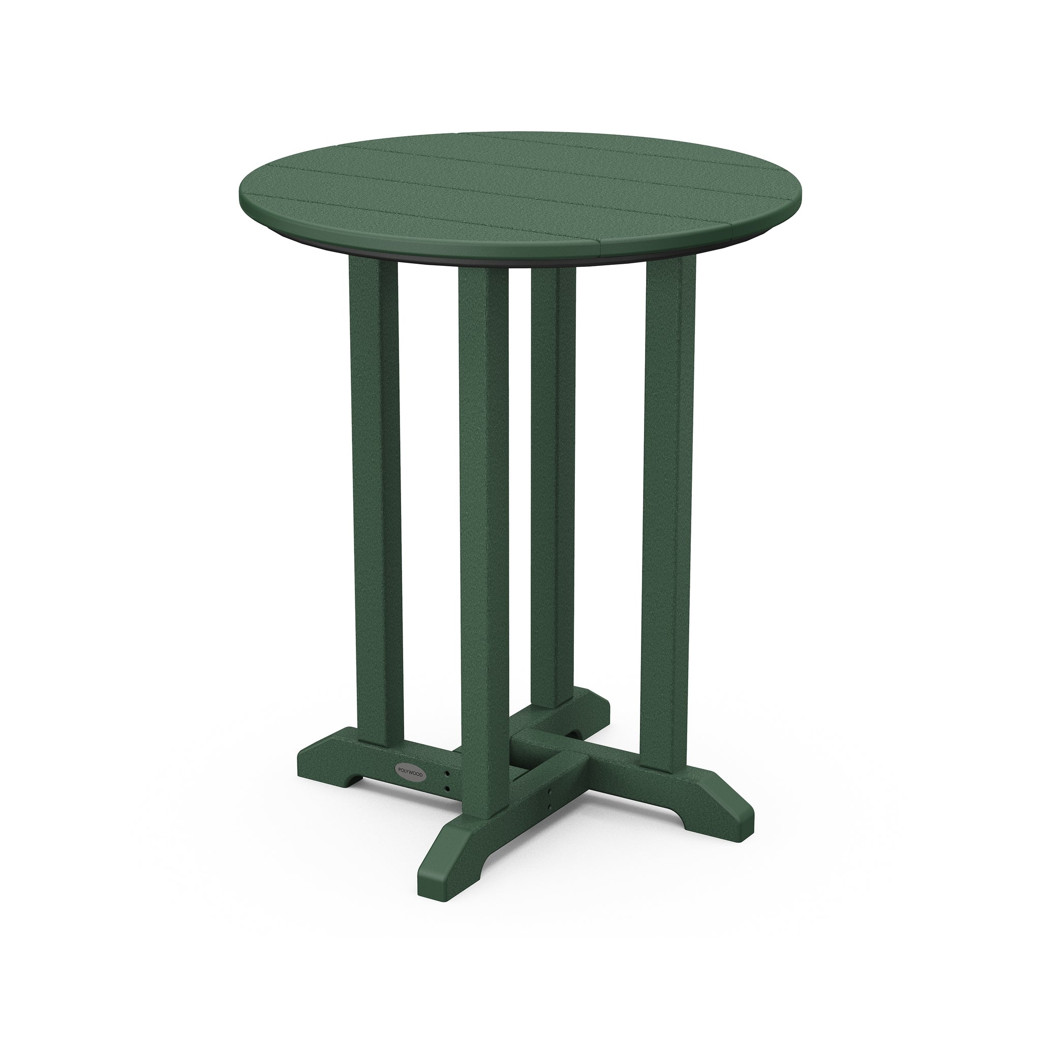 POLYWOOD Farmhouse 24" Round Bistro Table 3