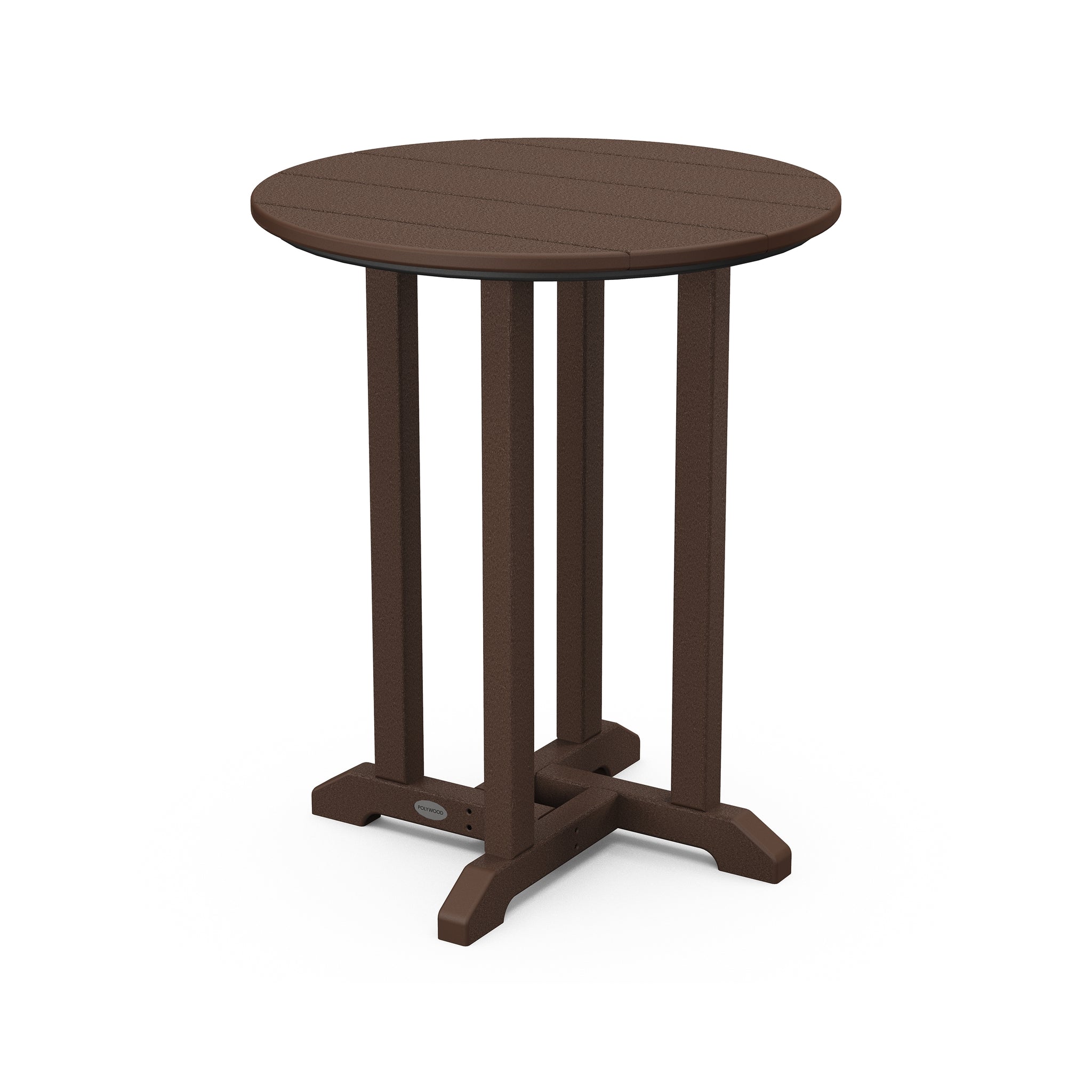 POLYWOOD Farmhouse 24" Round Bistro Table 4