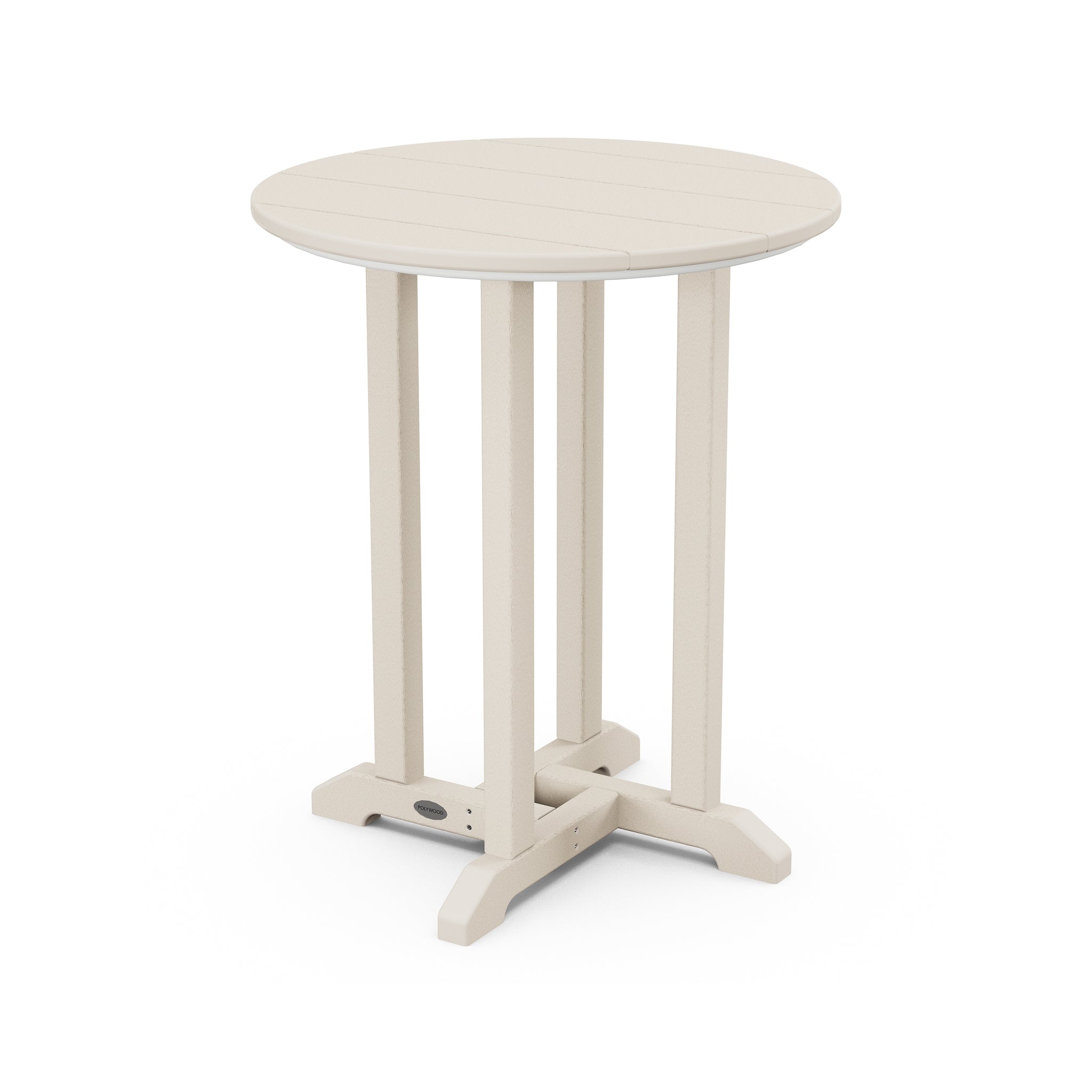 POLYWOOD Farmhouse 24" Round Bistro Table 7