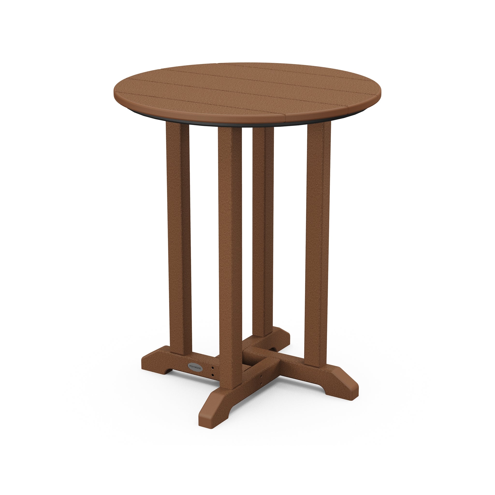 POLYWOOD Farmhouse 24" Round Bistro Table 5