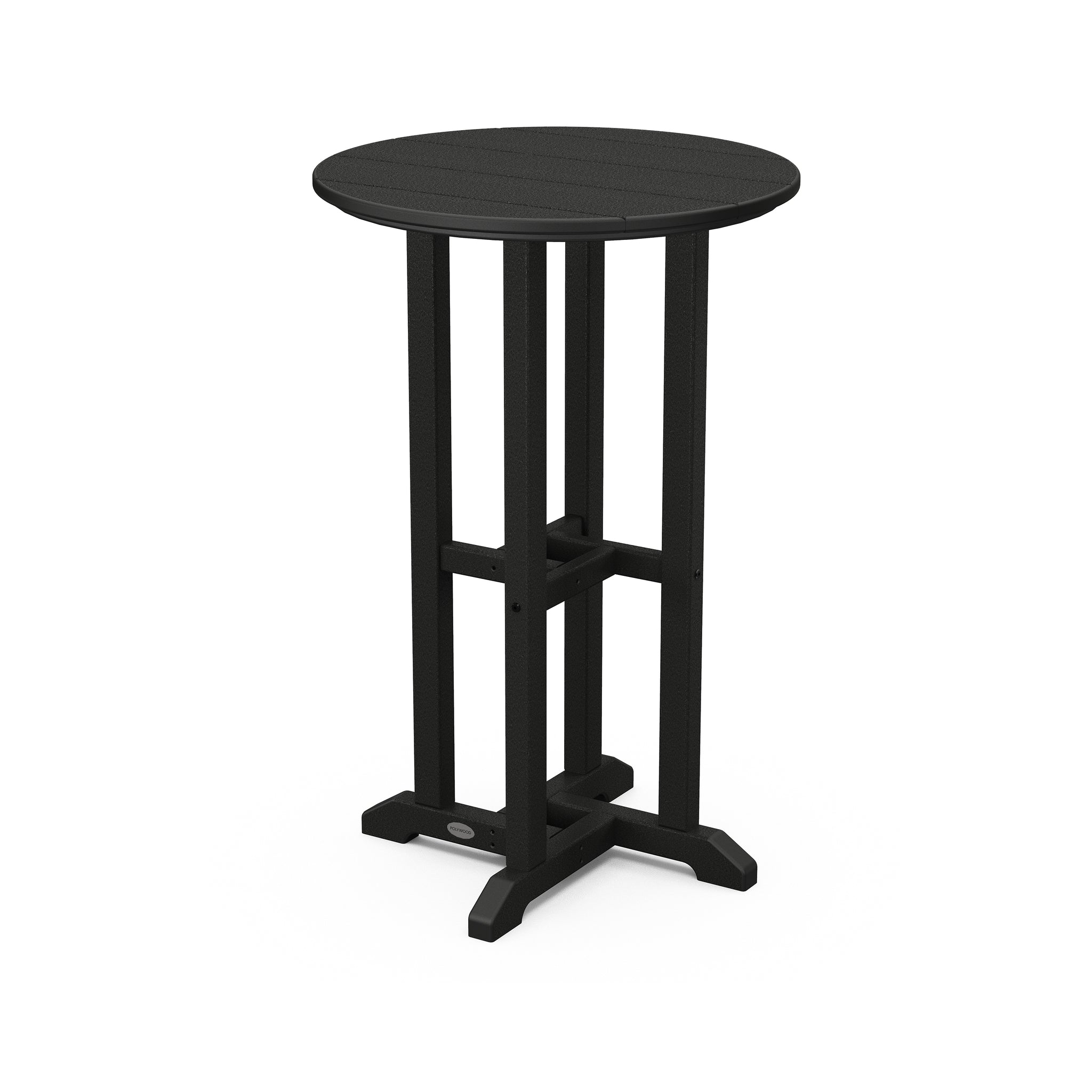 POLYWOOD Farmhouse 24" Round Counter Bistro Table 1