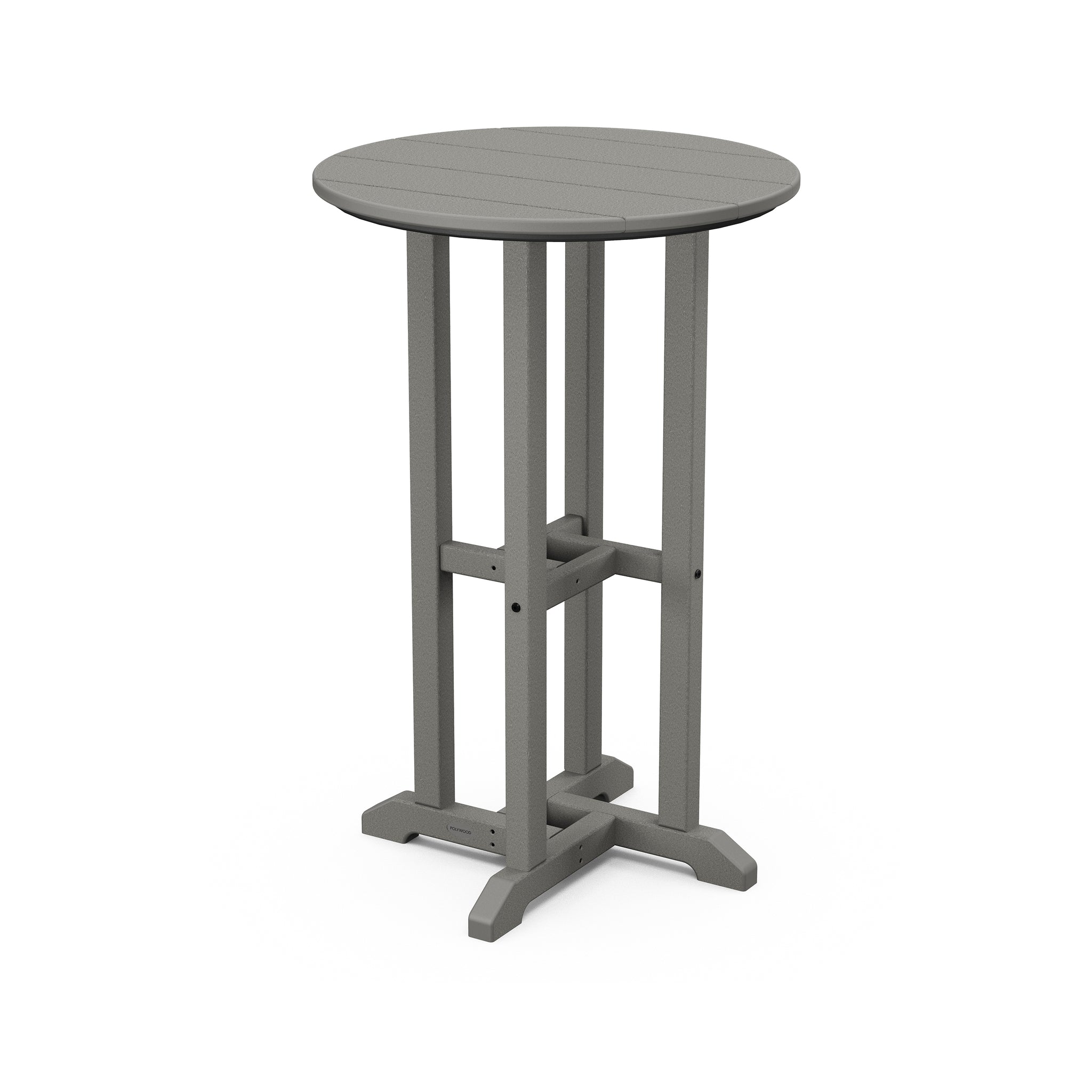 POLYWOOD Farmhouse 24" Round Counter Bistro Table 2