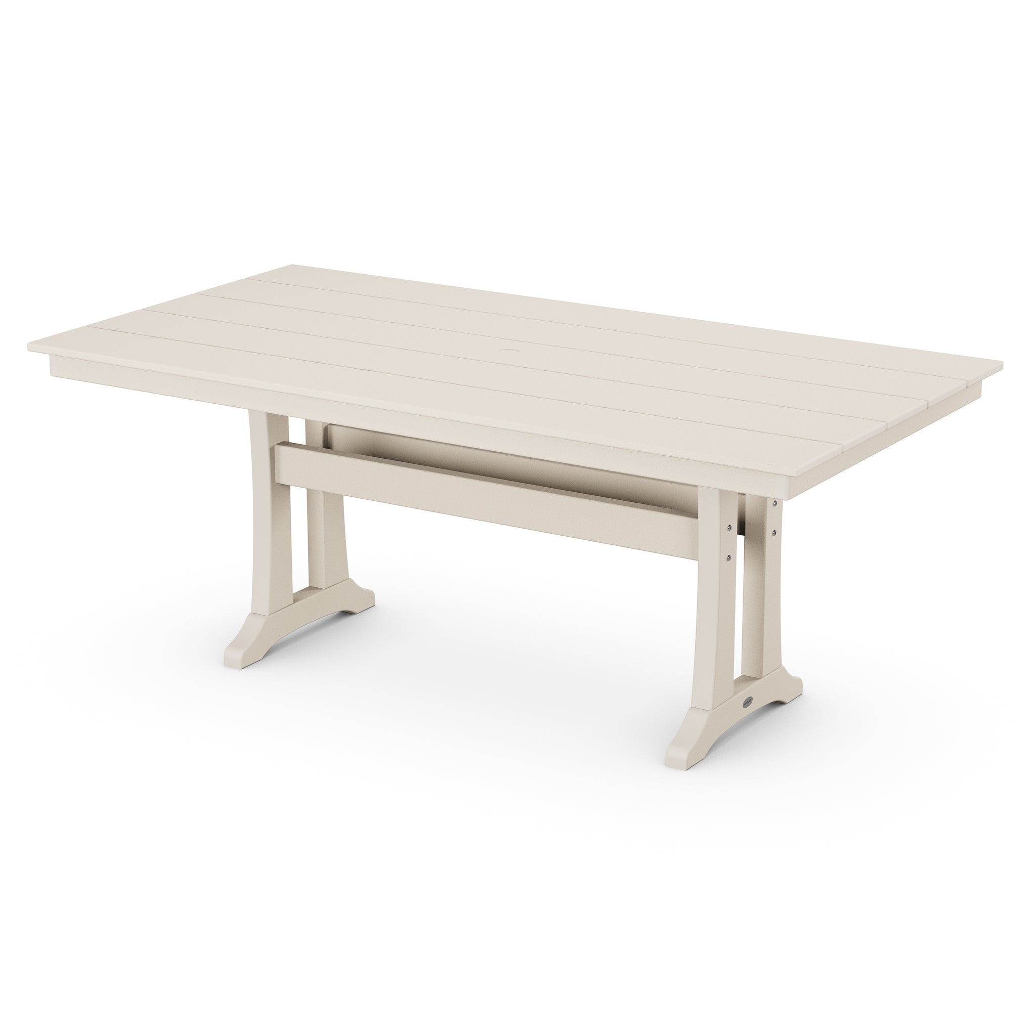 POLYWOOD Farmhouse Trestle 37" x 72" Dining Table 7