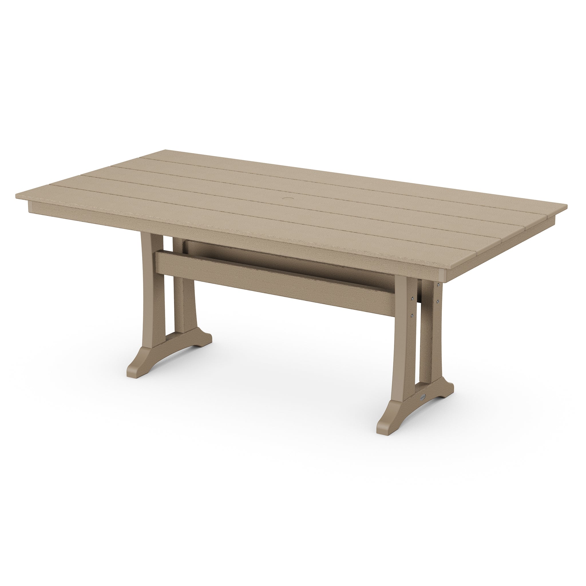 POLYWOOD Farmhouse Trestle 37" x 72" Dining Table 9