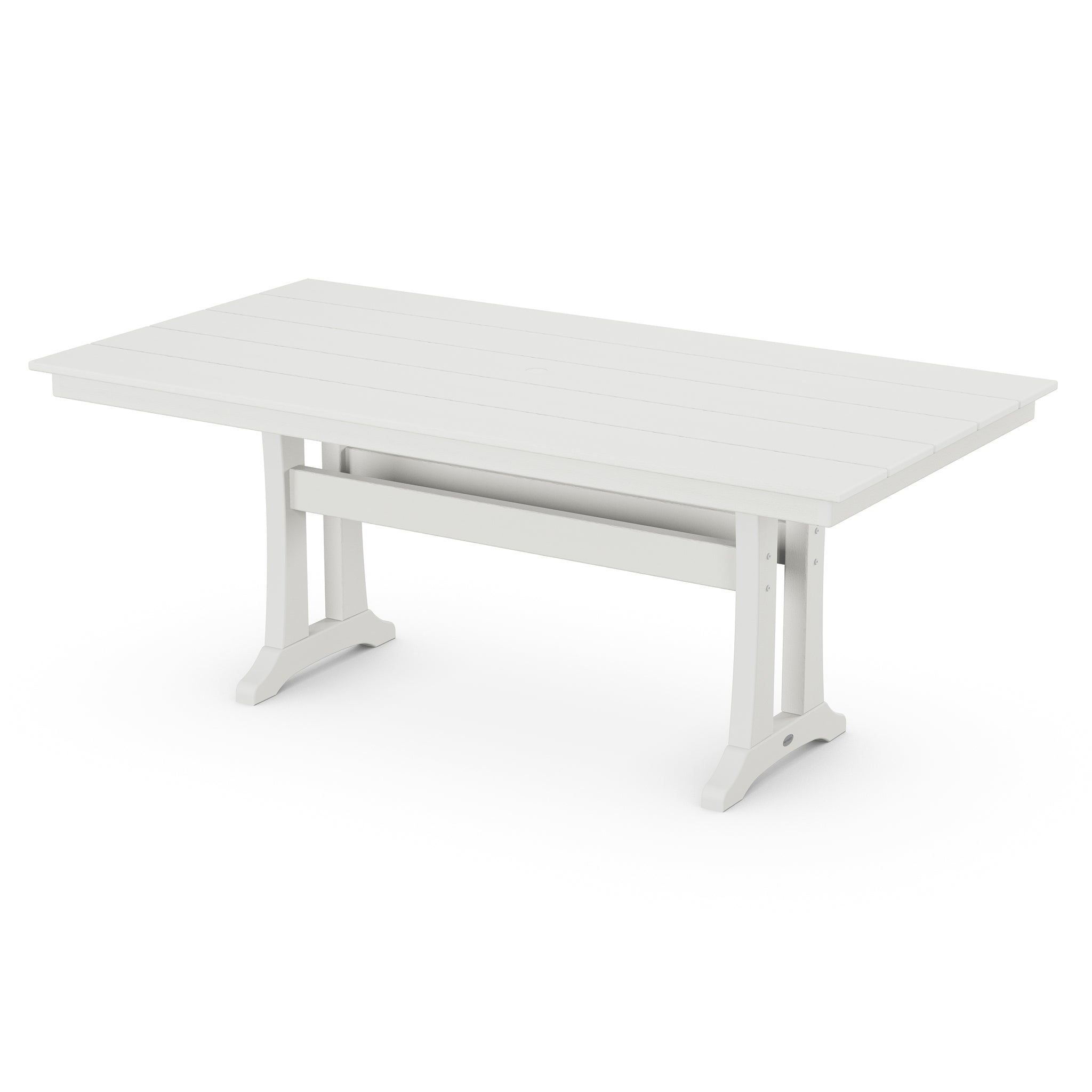POLYWOOD Farmhouse Trestle 37" x 72" Dining Table 10