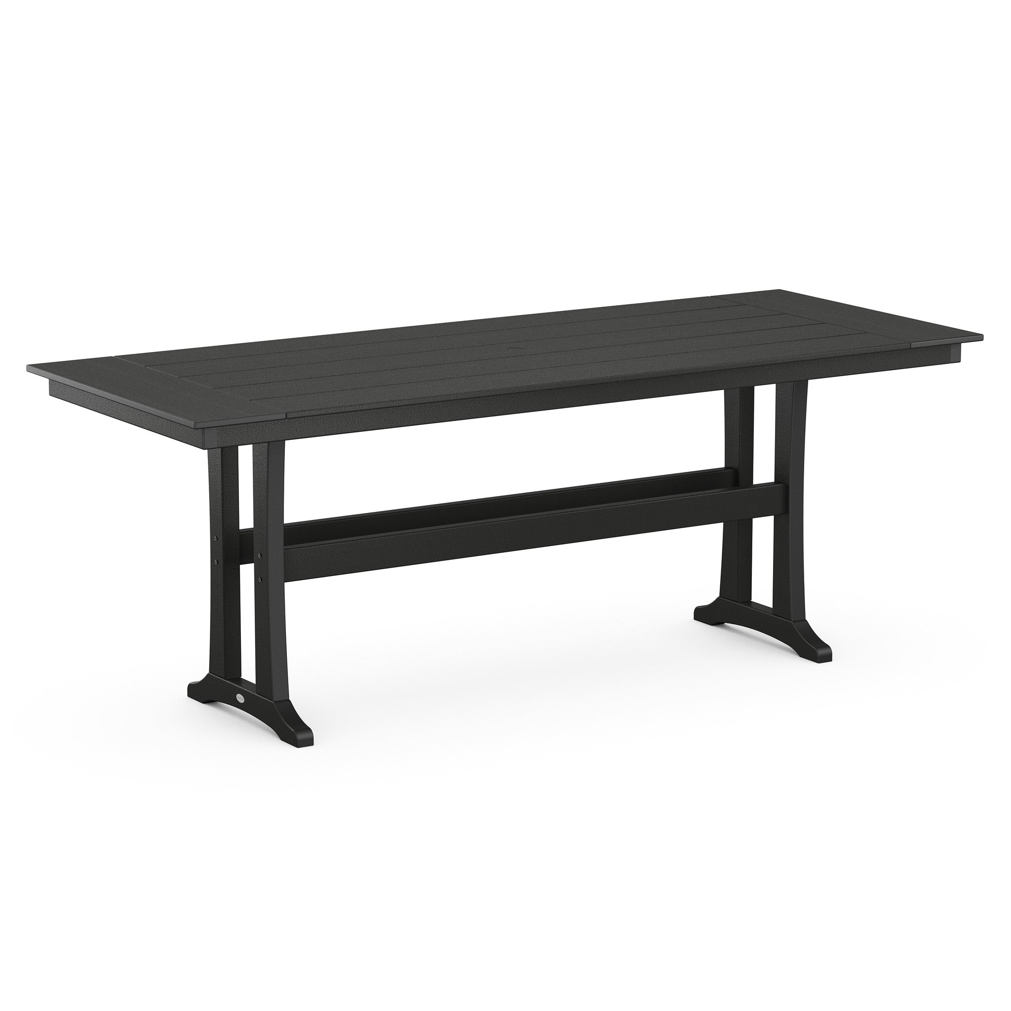POLYWOOD Farmhouse Trestle 38" x 96" Counter Table 1