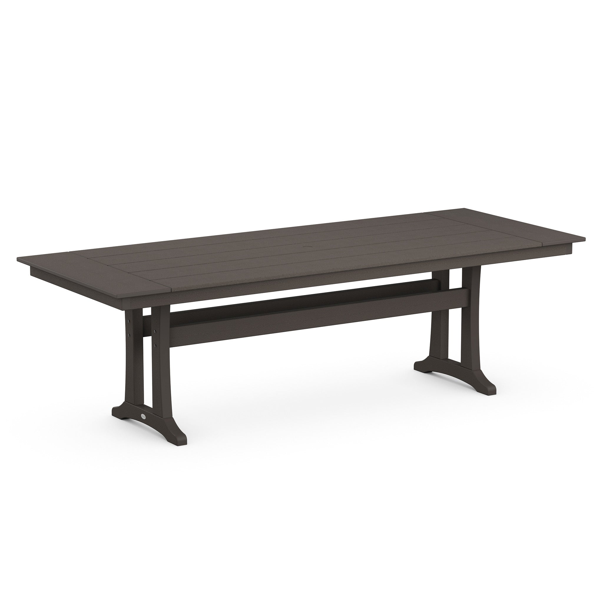 POLYWOOD Farmhouse Trestle 38" x 96" Dining Table 8
