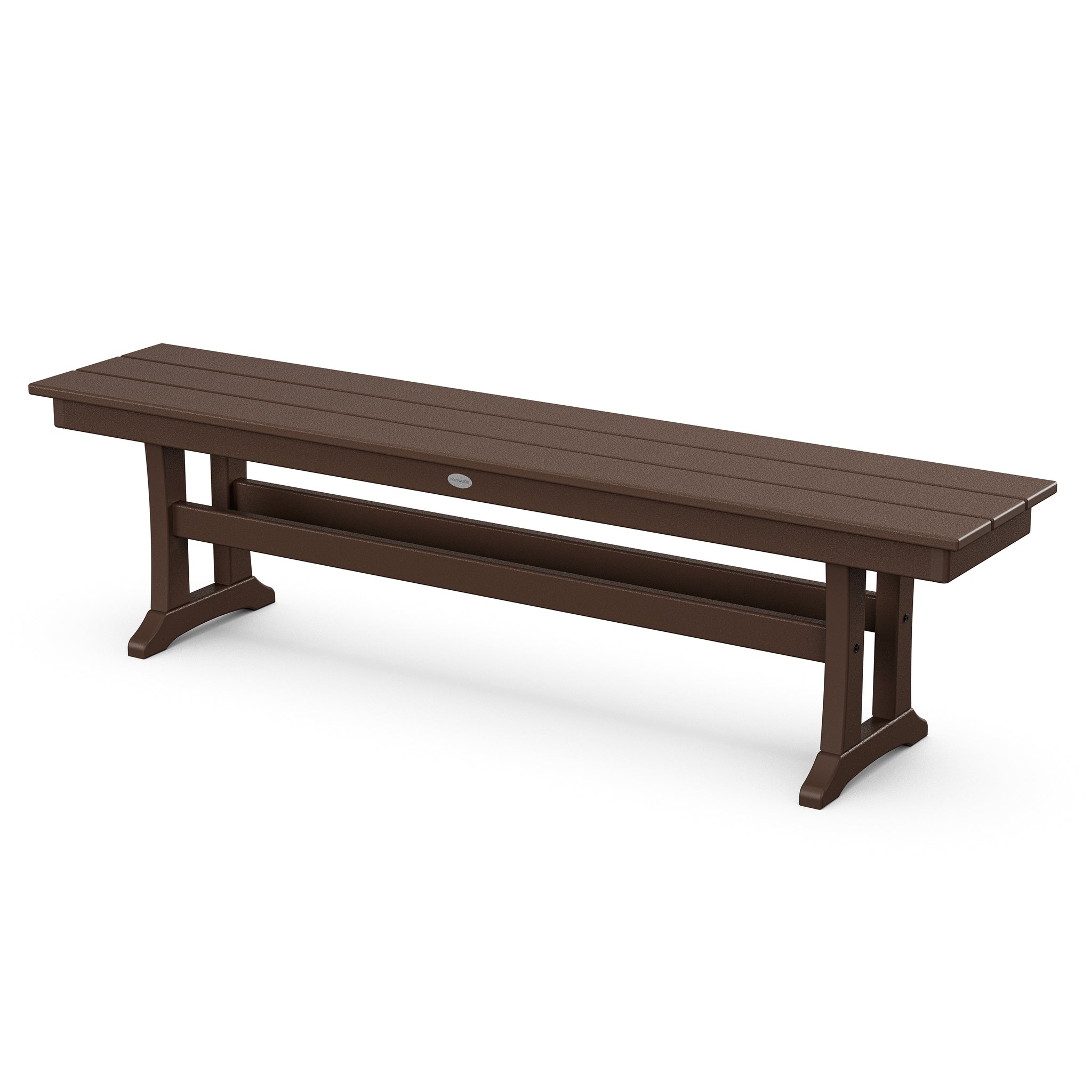 POLYWOOD Farmhouse Trestle 65" Bench 4
