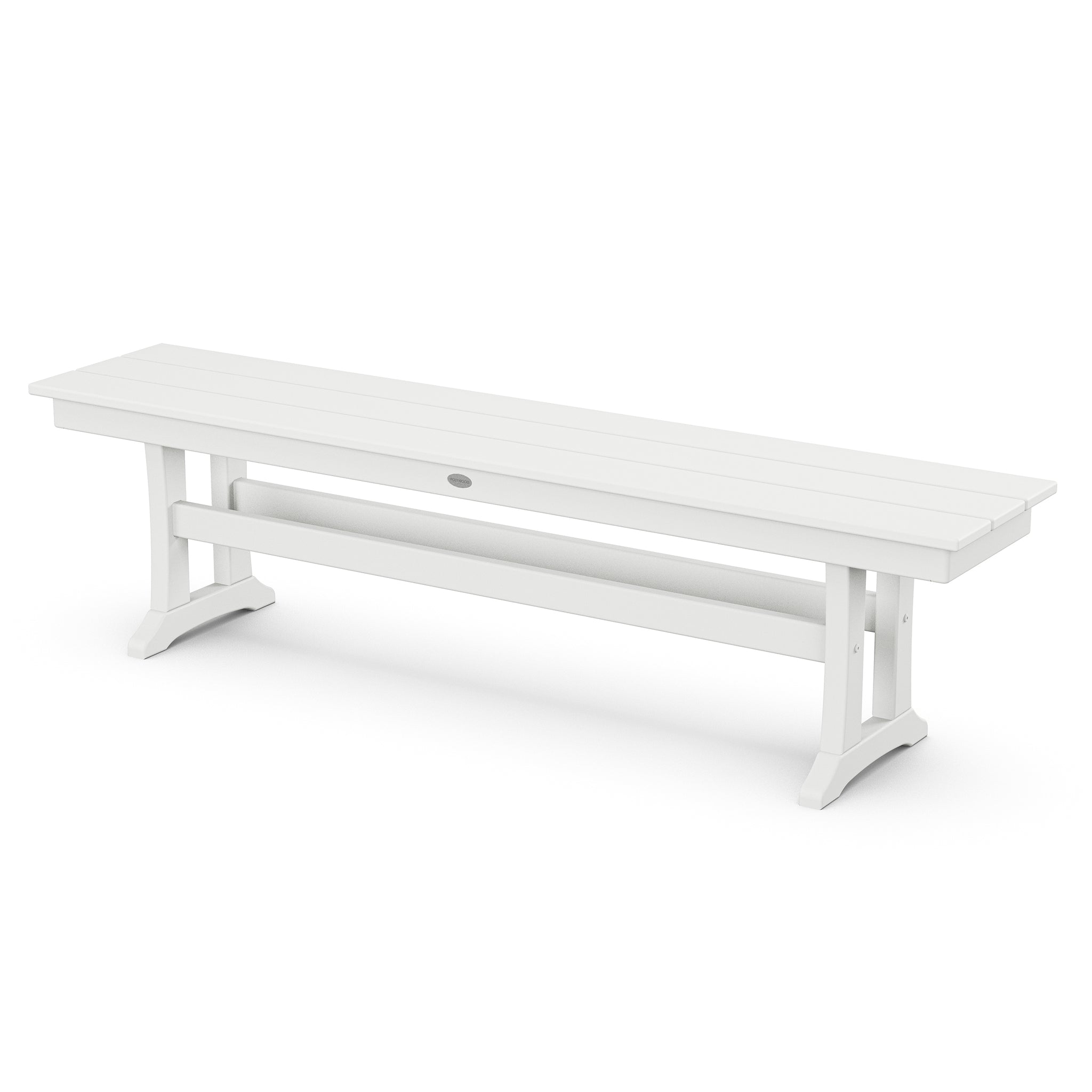 POLYWOOD Farmhouse Trestle 65" Bench 6