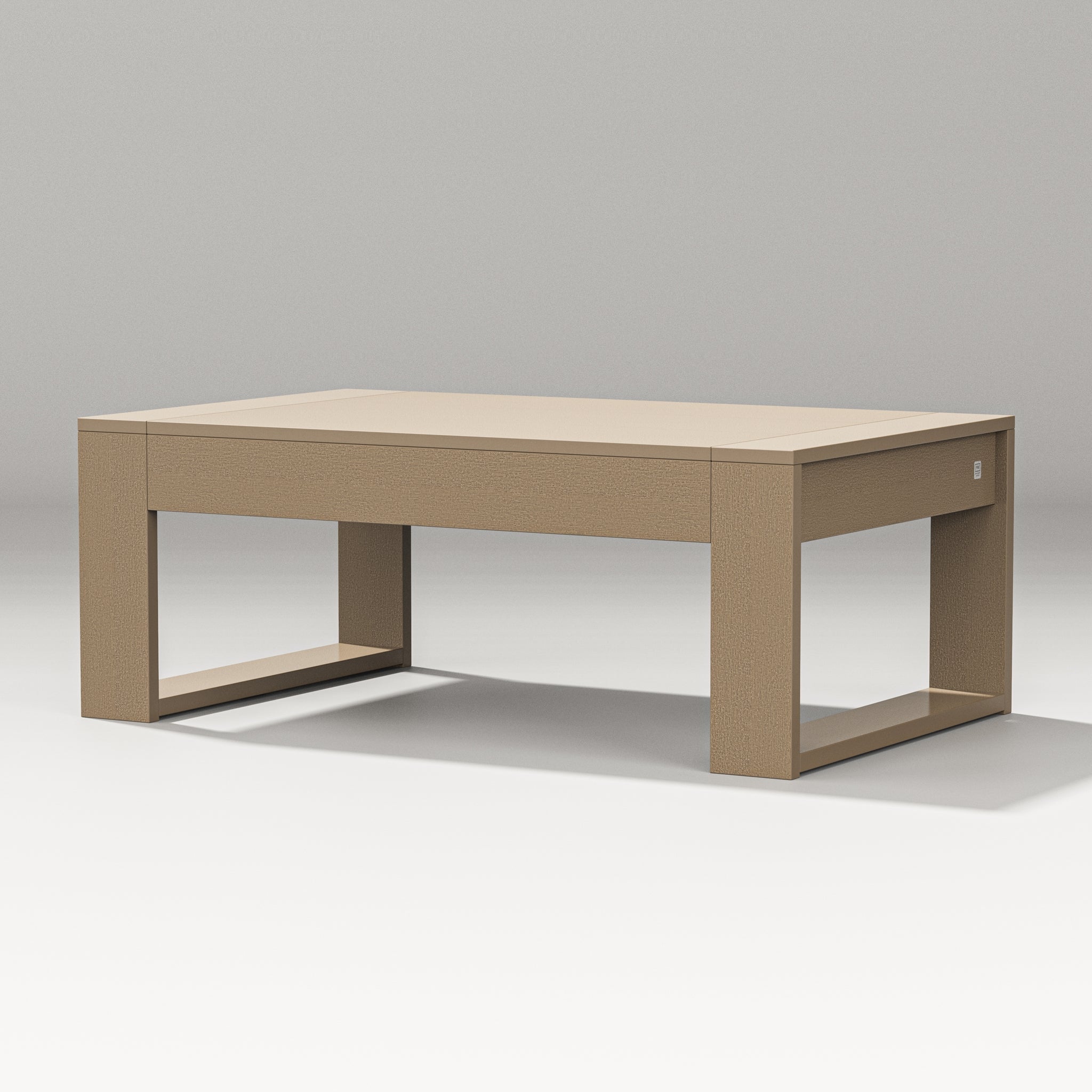 POLYWOOD Latitude Rectangle Coffee Table 2