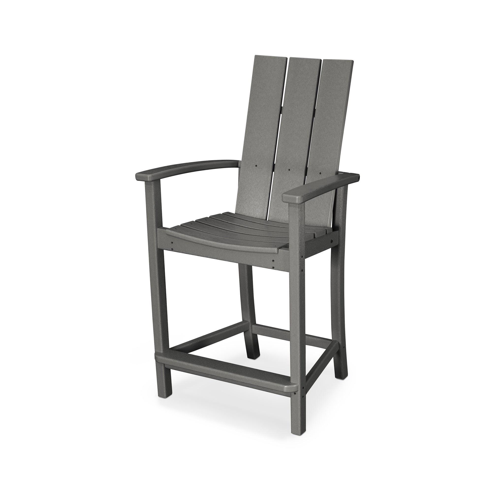 POLYWOOD Modern Adirondack Counter Chair 2