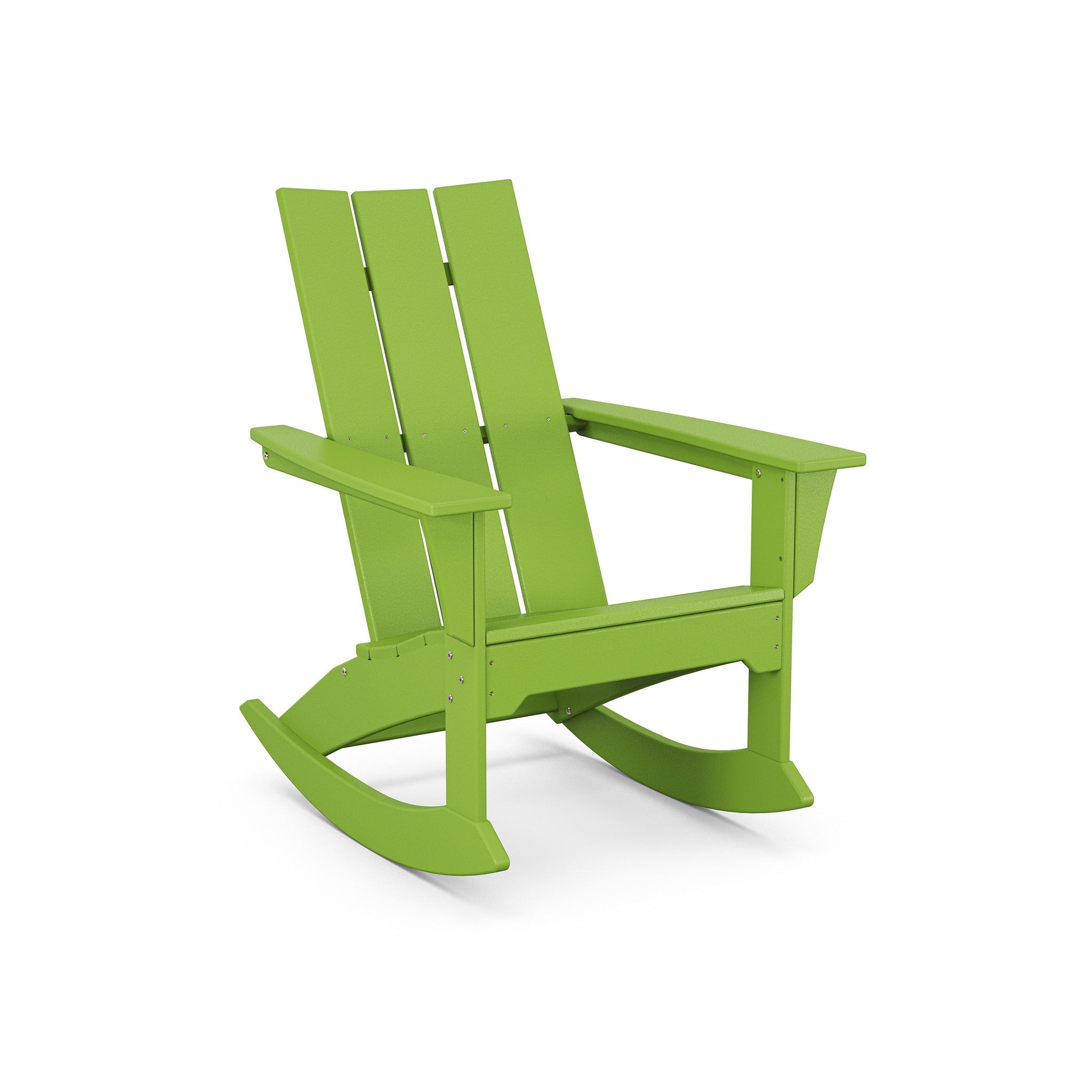 POLYWOOD Modern Adirondack High Back Rocking Chair 10
