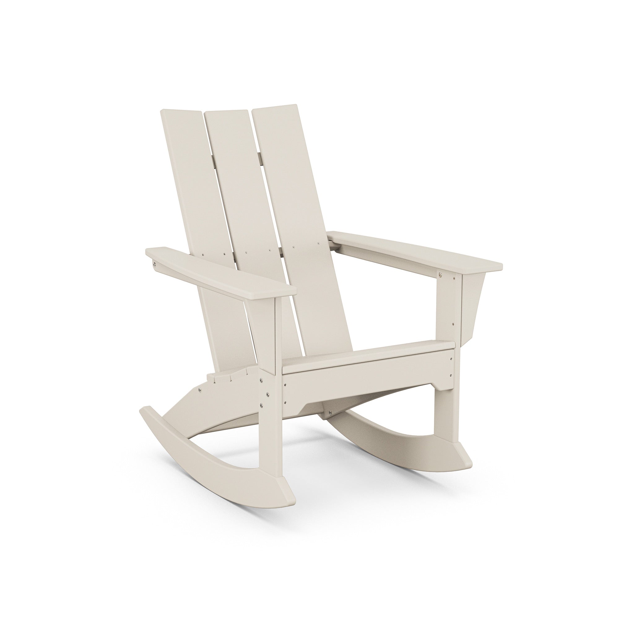 POLYWOOD Modern Adirondack High Back Rocking Chair 7
