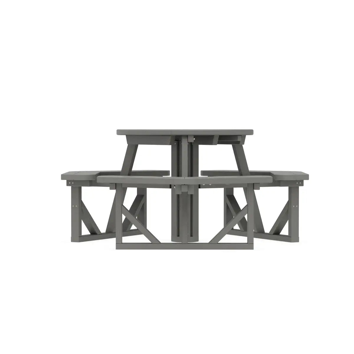 Park 36" Round Picnic Table 8