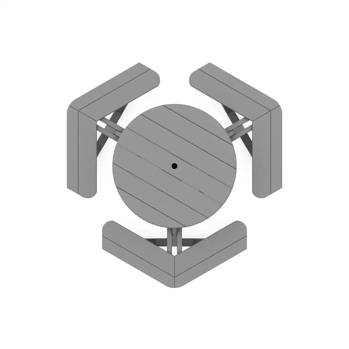 Park 36" Round Picnic Table 11