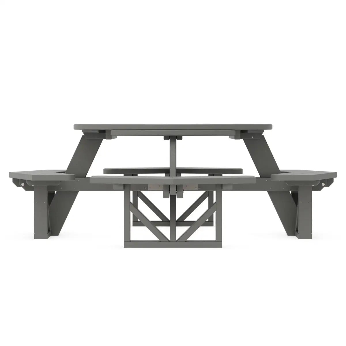 Park 53" Octagon Picnic Table 7