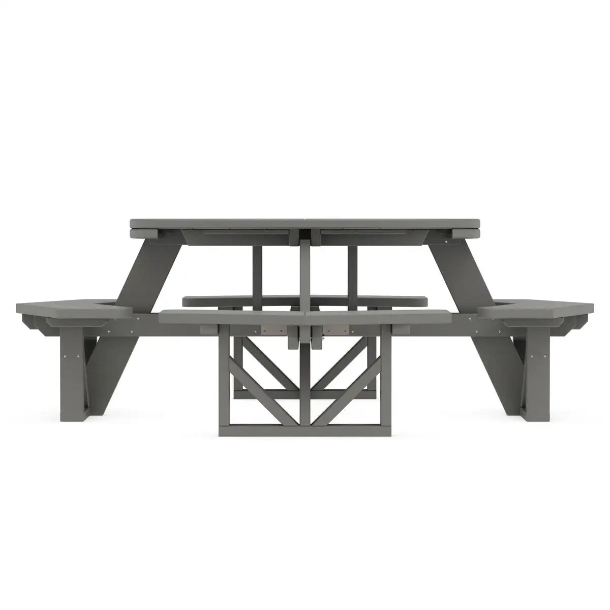 Park 53" Octagon Picnic Table 8