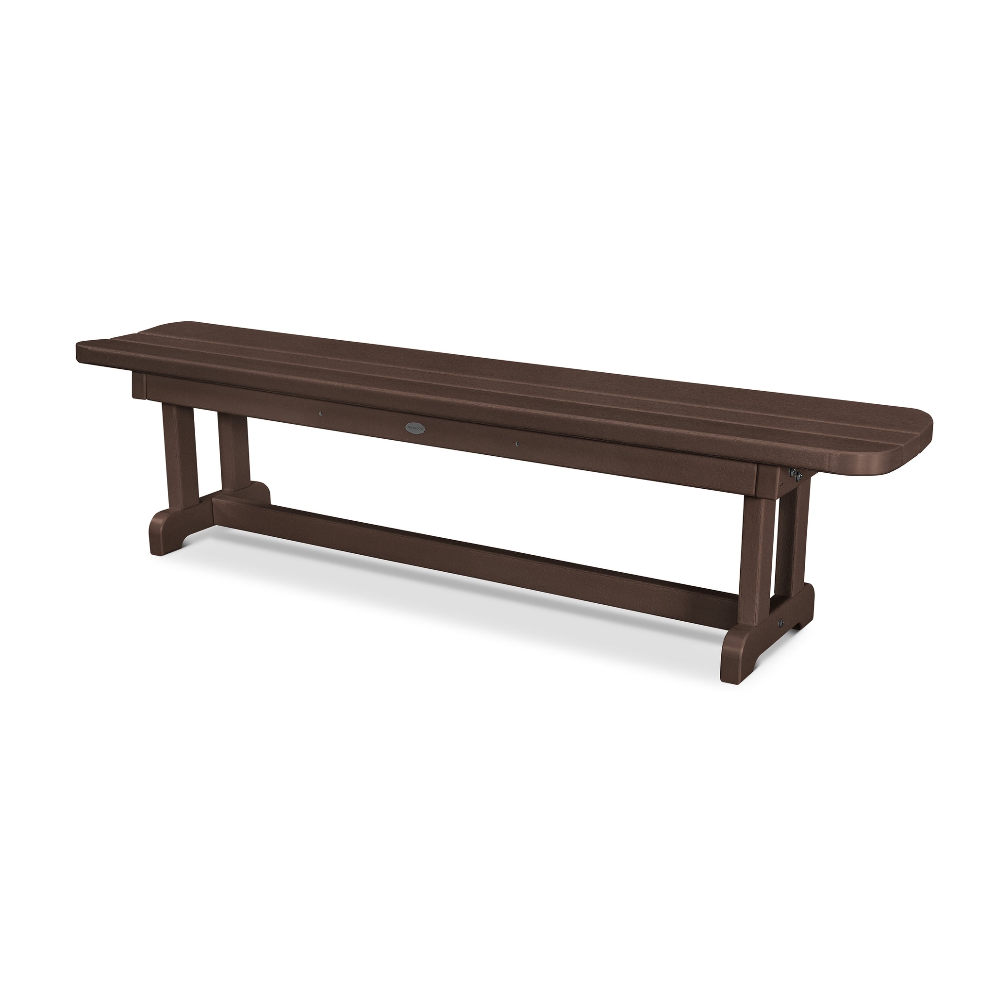 POLYWOOD Park 72" Harvester Backless Bench 4