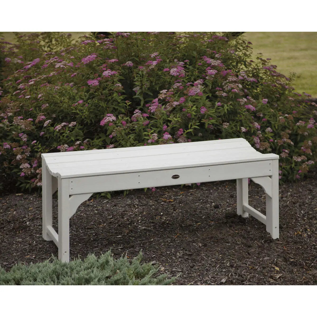 Traditional Garden 48" Backless Bench 7