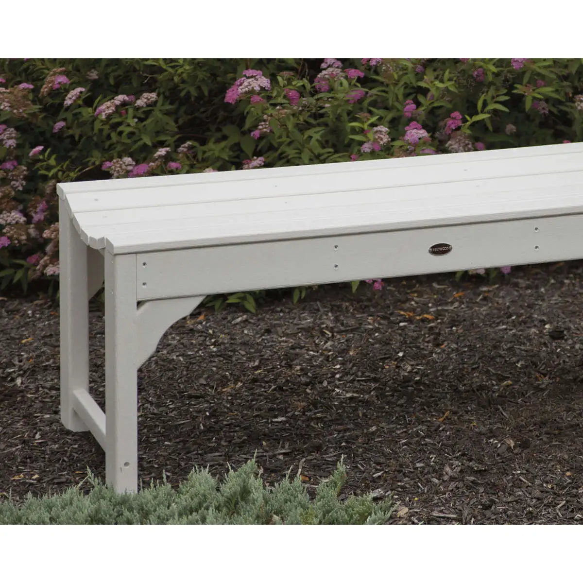 Traditional Garden 48" Backless Bench 8
