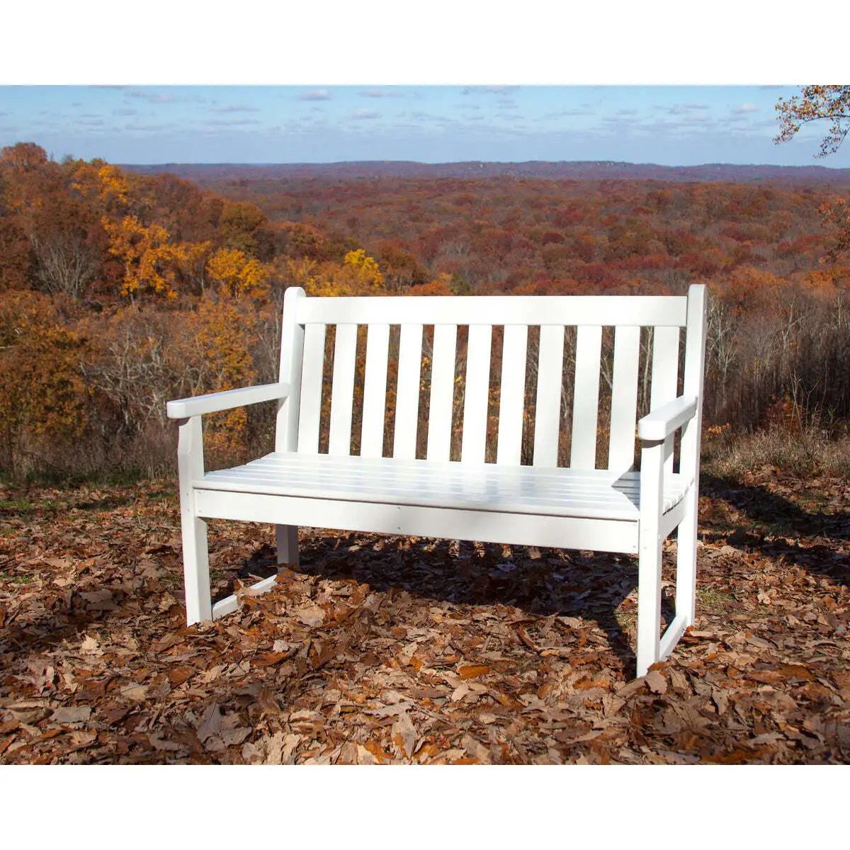 Traditional Garden 48" Loveseat Bench 8