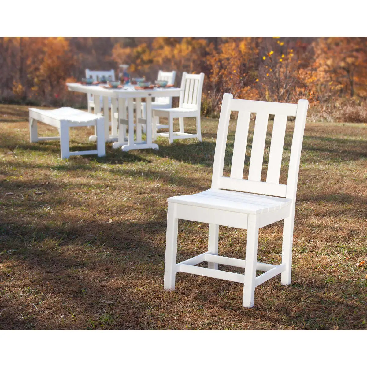 Traditional Garden Dining Side Chair 10