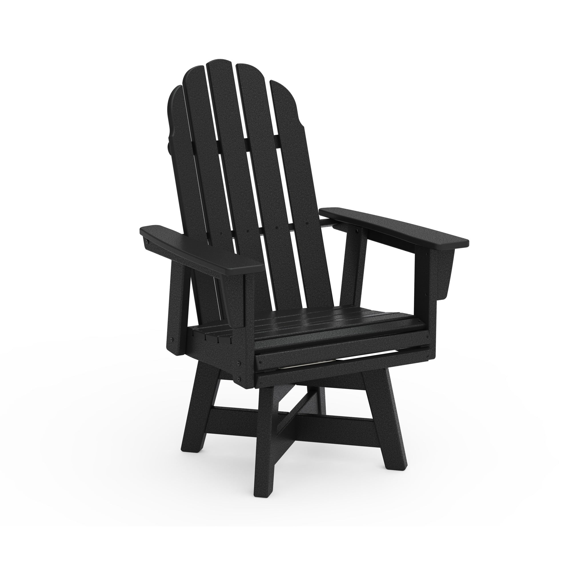POLYWOOD Vineyard Adirondack Swivel Dining Chair 1