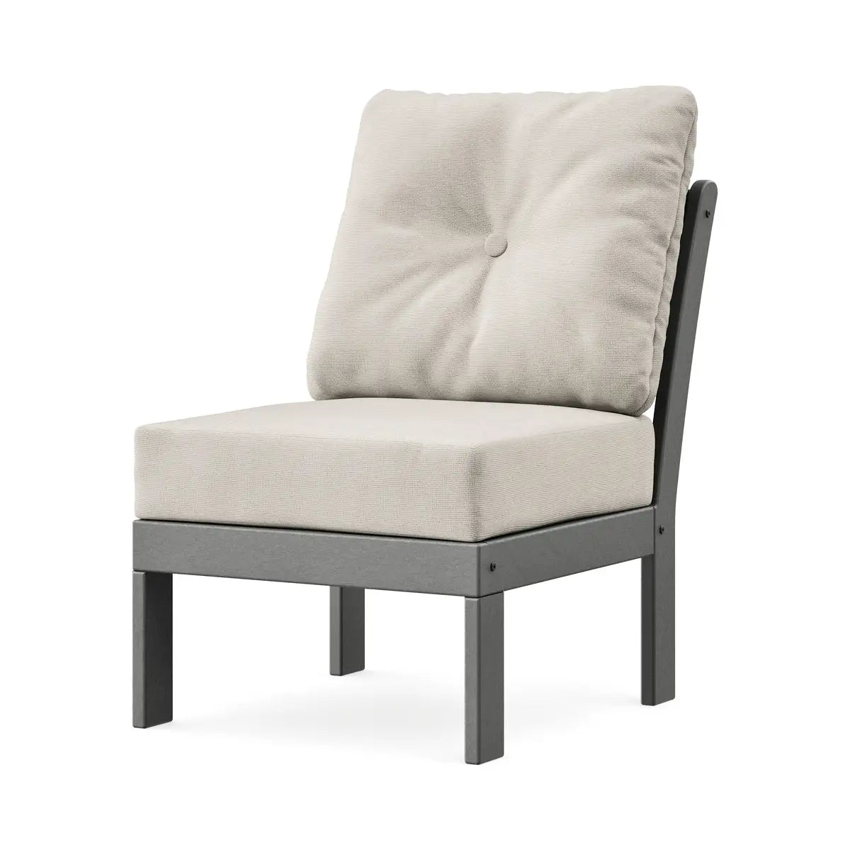 Vineyard Modular Armless Chair with Cushion 21