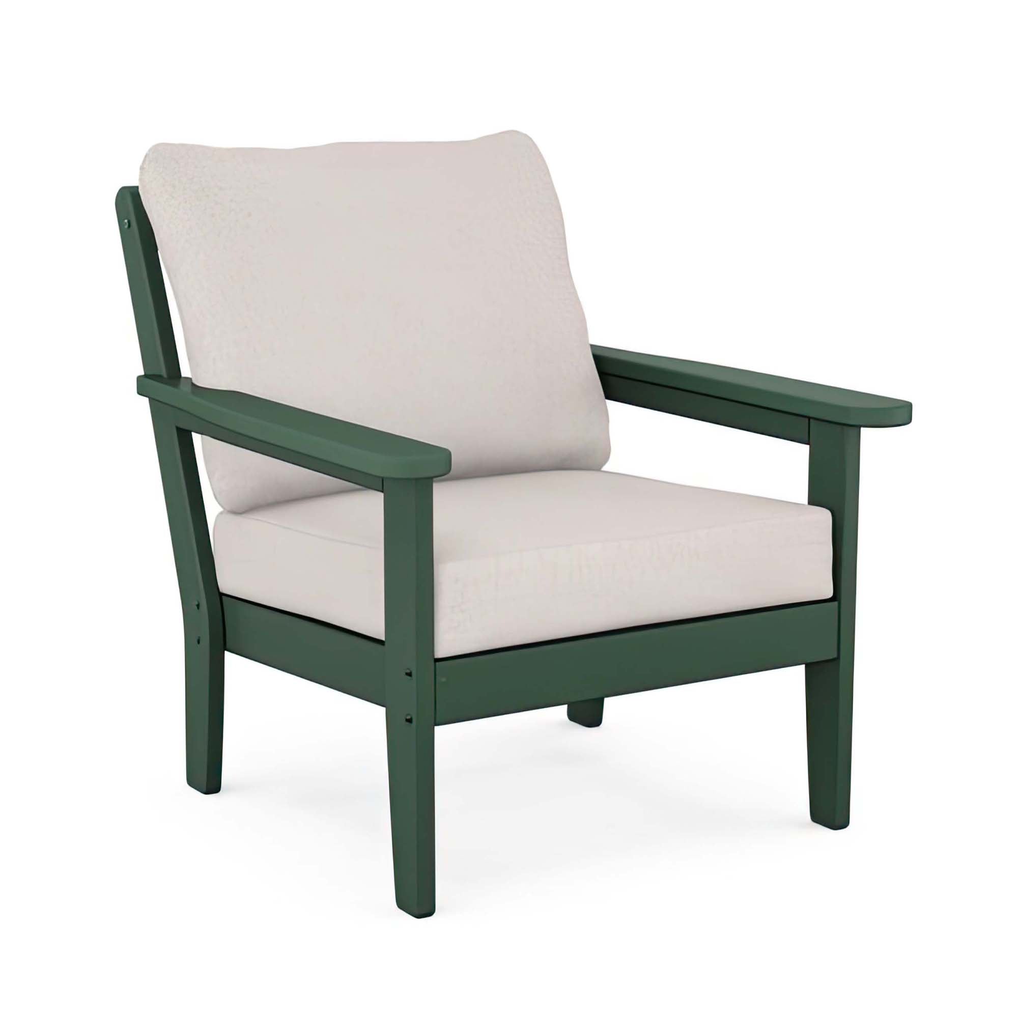 POLYWOOD Country Living Cottage Deep Seating Club Chair - Green