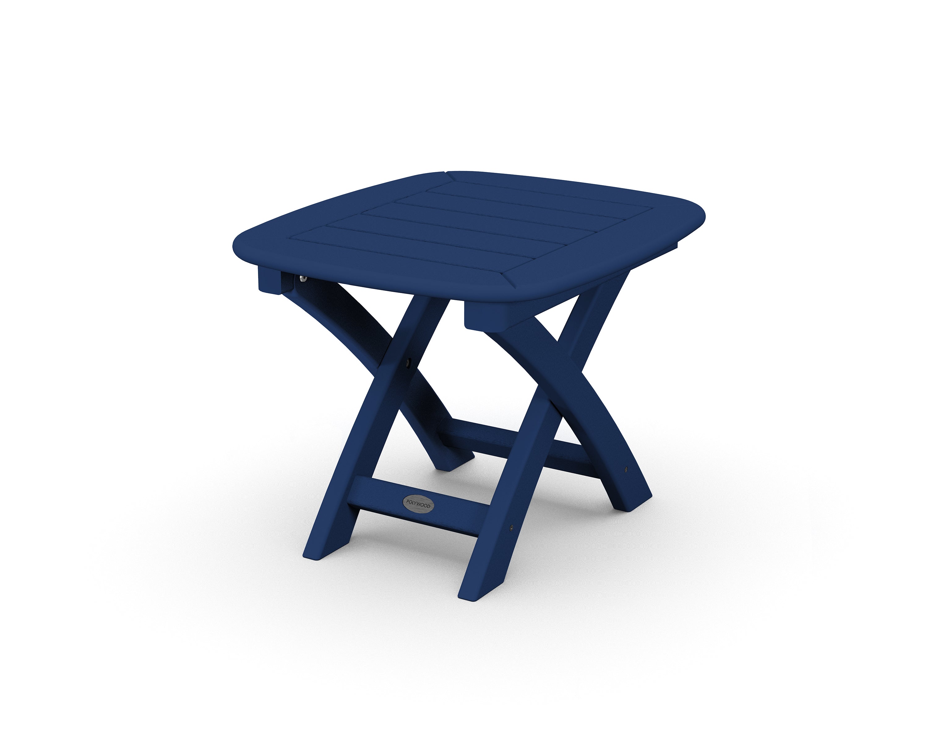 Nautical 21" x 18" Side Table - Navy