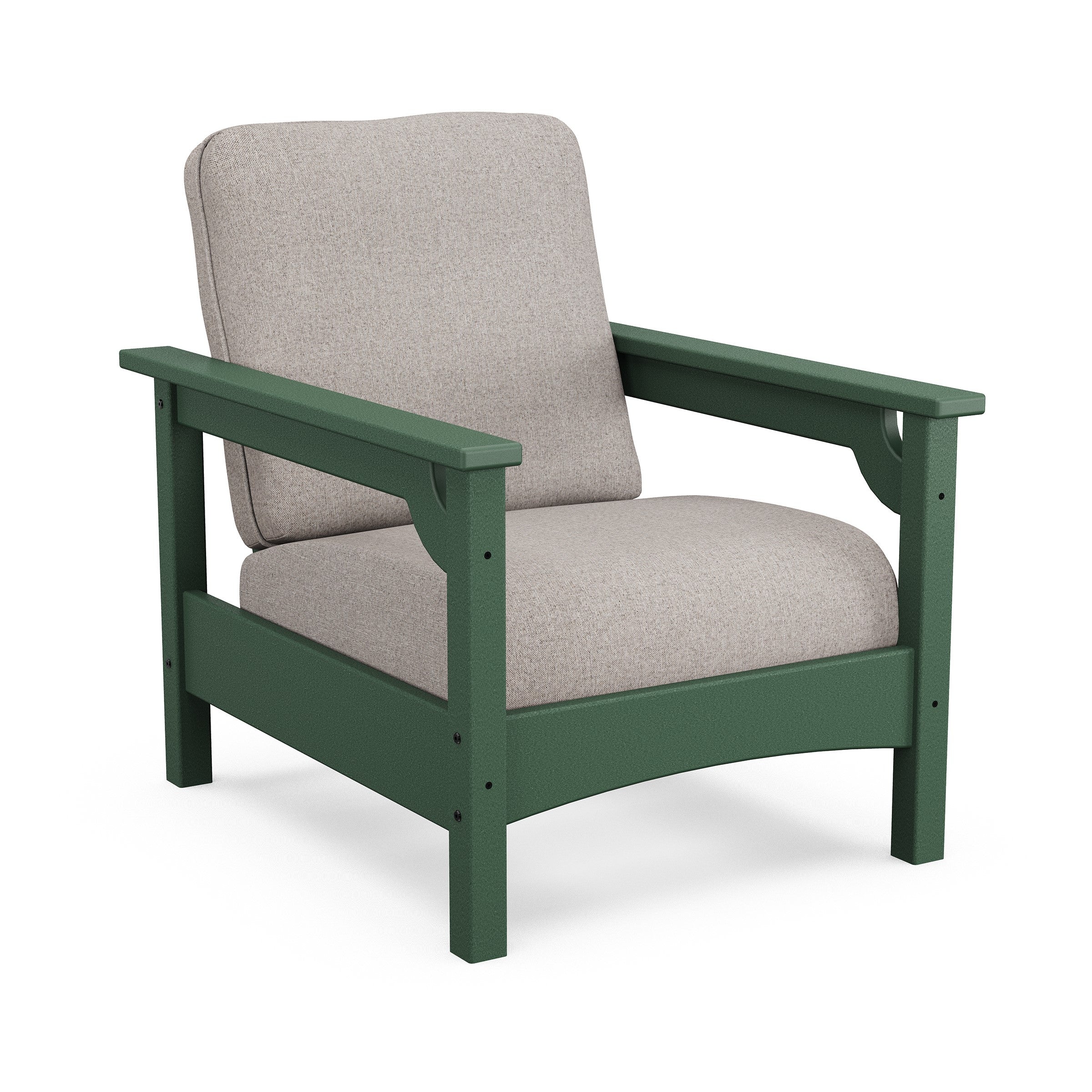 POLYWOOD Club Deep Seating Club Chair - Green