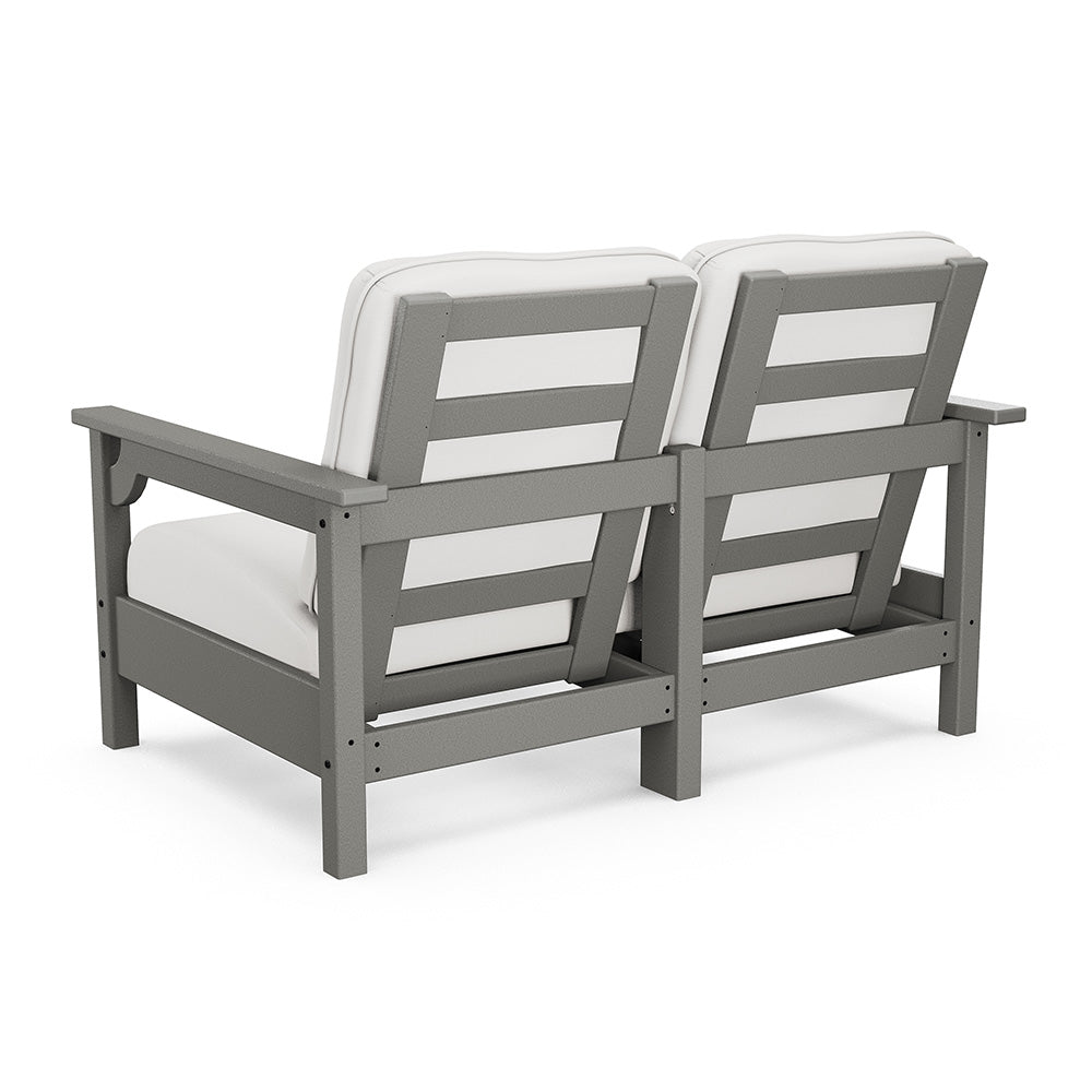 POLYWOOD Club Deep Seating Loveseat Settee