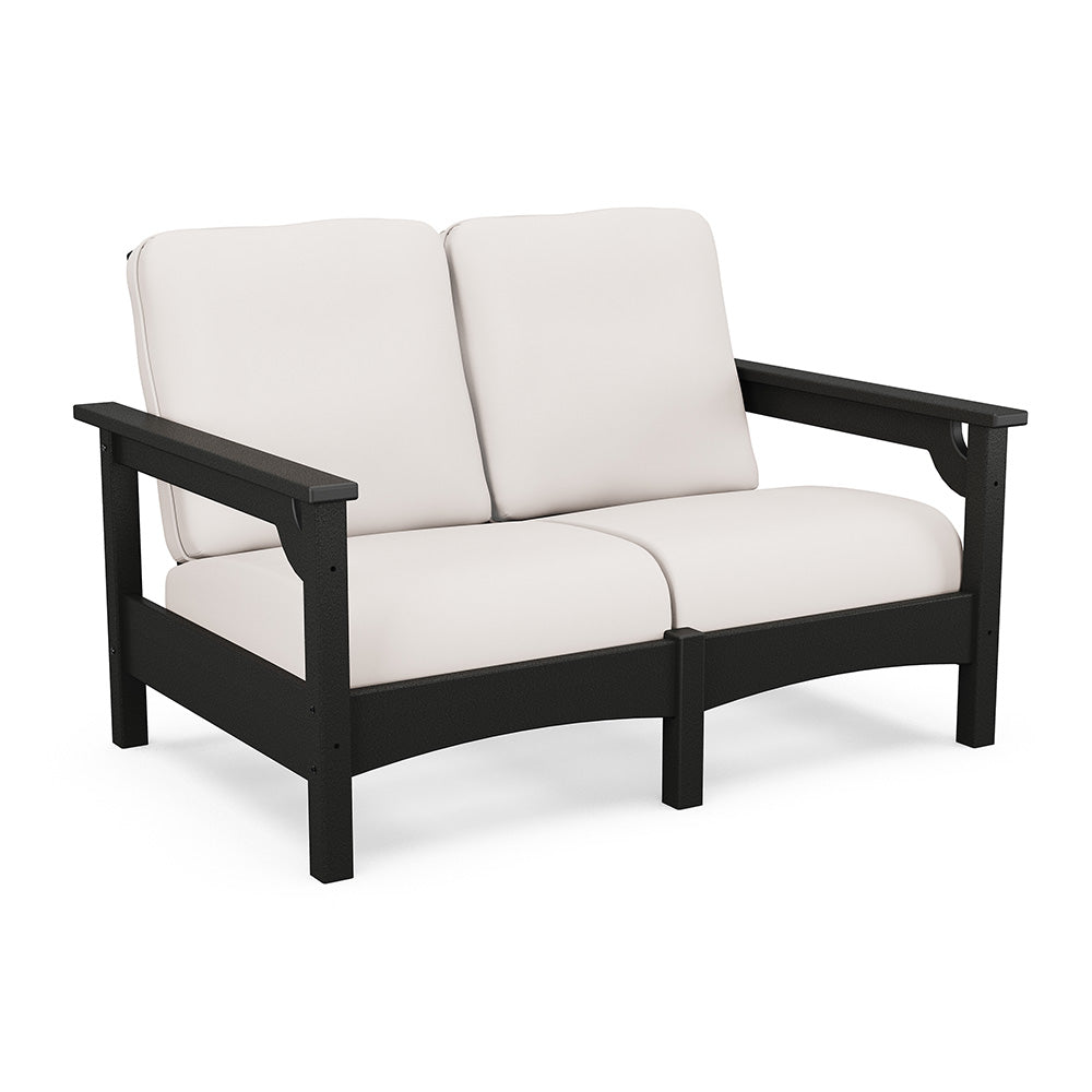 POLYWOOD Club Deep Seating Loveseat Settee