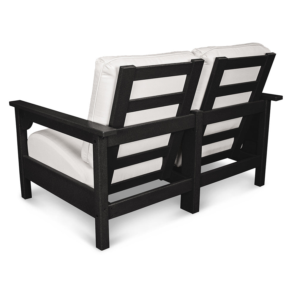 POLYWOOD Club Deep Seating Loveseat Settee