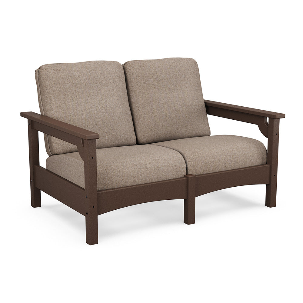 POLYWOOD Club Deep Seating Loveseat Settee